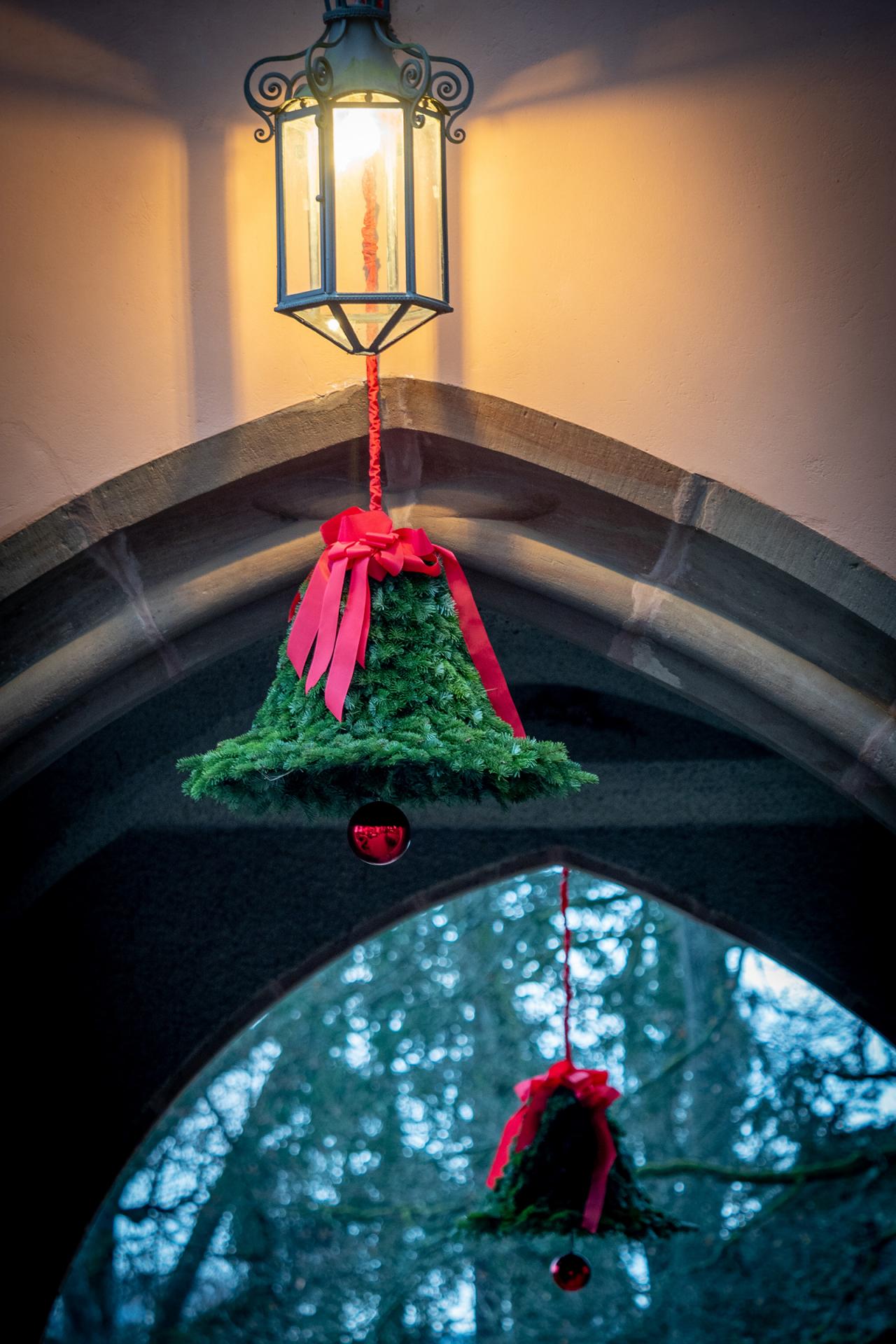 Christmas decorations at Berg Castle - December 2018