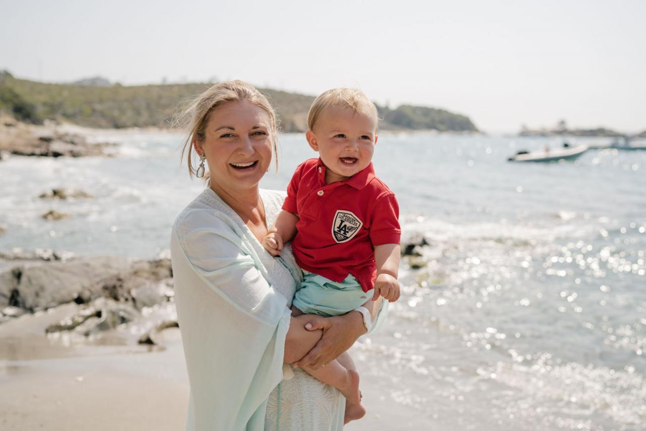 La Princesse Stéphanie et le Prince Charles à Cabasson