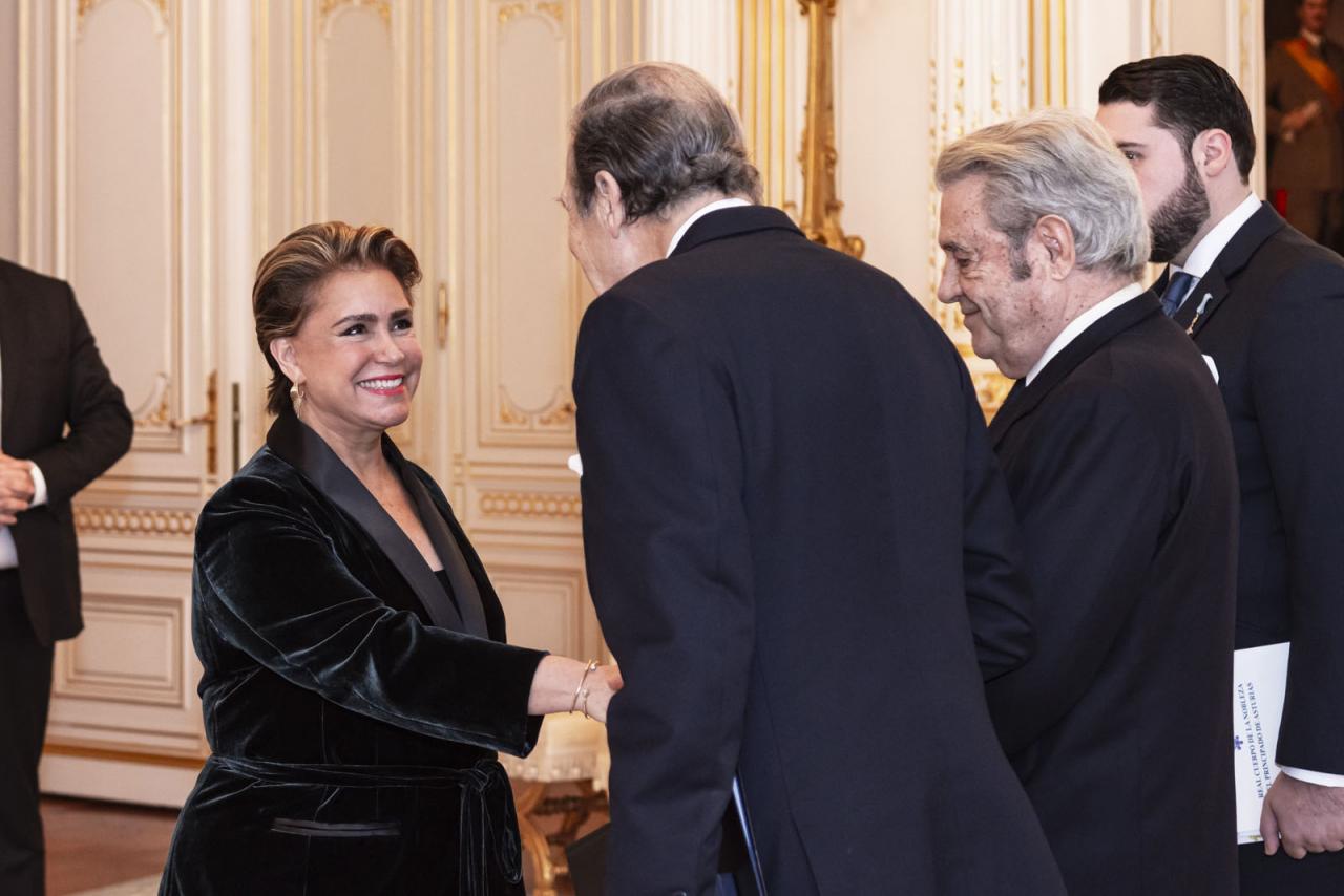 La Grande-Duchesse accueille le Corps de la Noblesse de la Principauté des Asturies