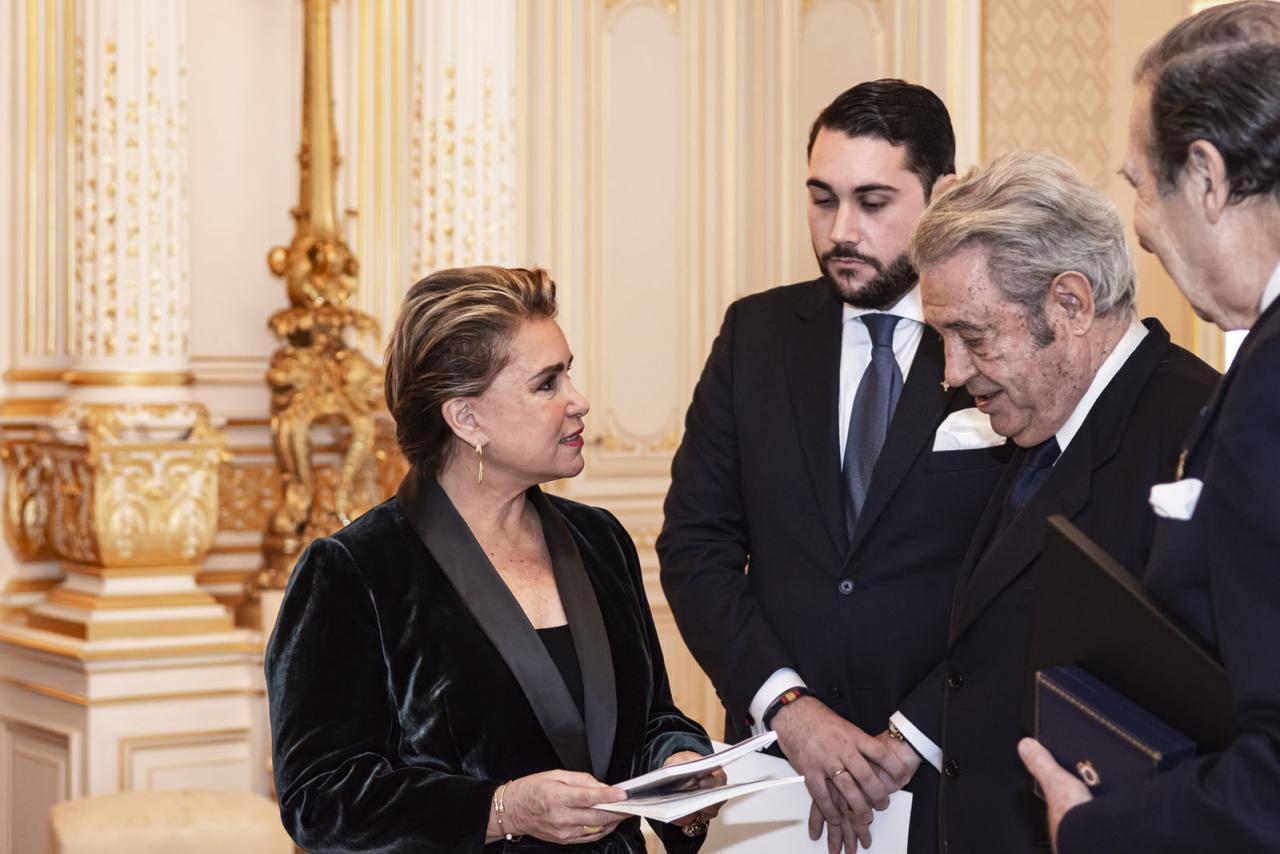 La Grande-Duchesse accueille le Corps de la Noblesse de la Principauté des Asturies