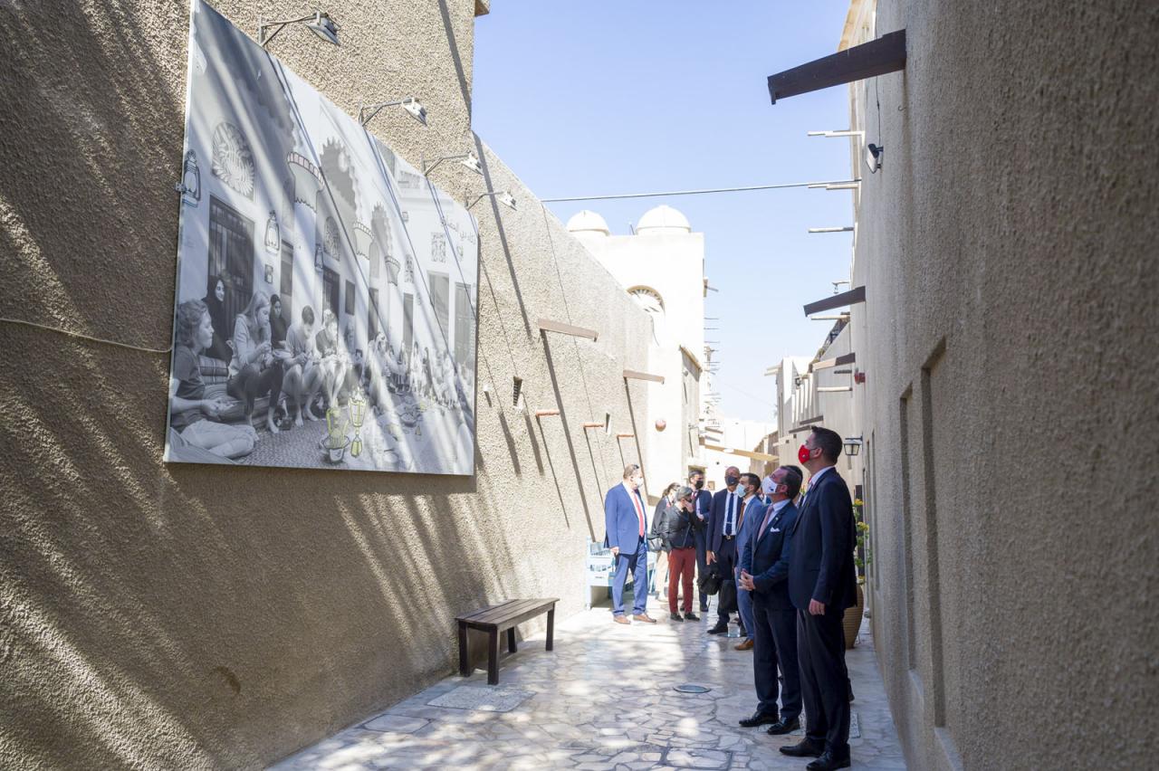 La délégation visite le Vieux Dubaï