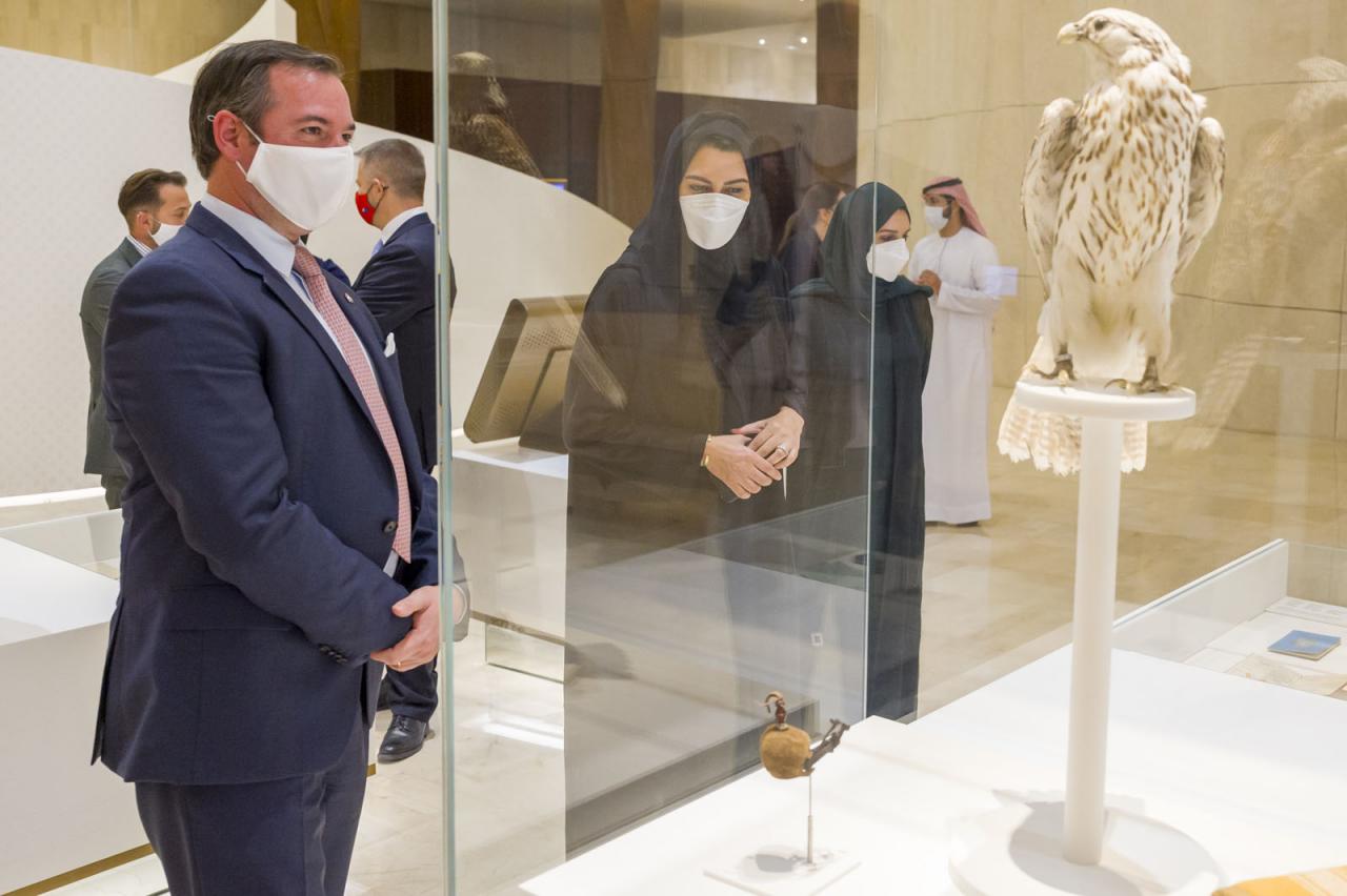 Le Prince Guillaume visite le "Etihad Museum"