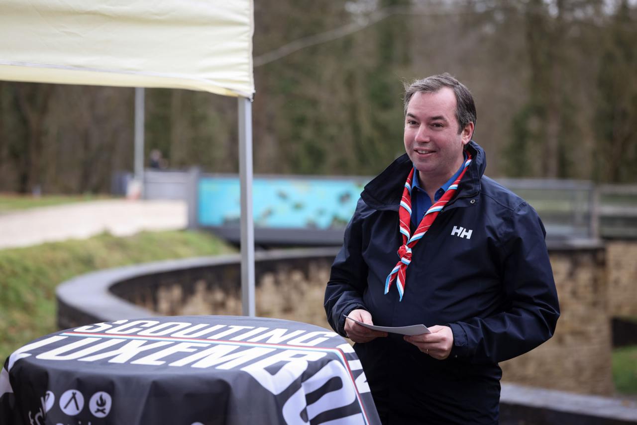 Le Prince Guillaume prononce son discours