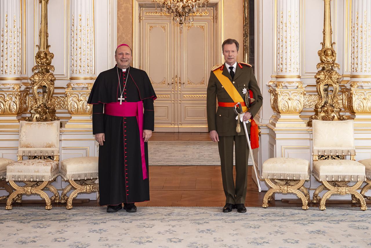 Le Grand-Duc et Son Excellence Monseigneur Franco COPPOLA