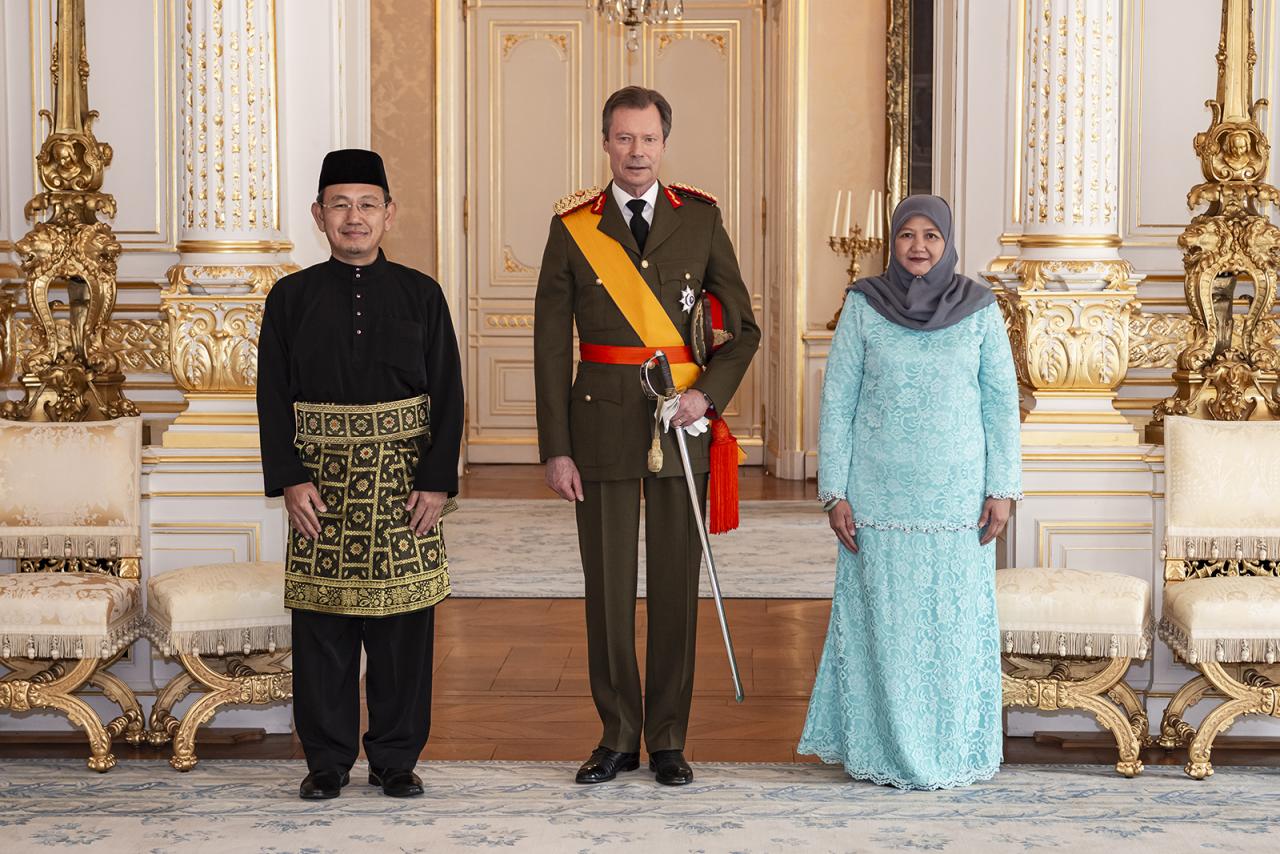 Le Grand-Duc et Son Excellence Monsieur Adnan Mohd. Ja'afar