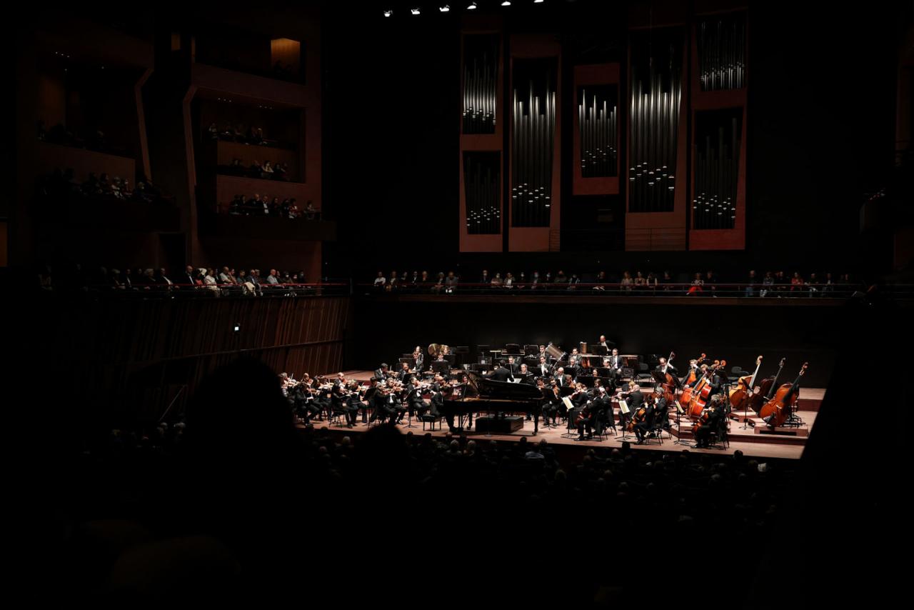 Vue générale sur le concert à la Philharmonie Luxembourg