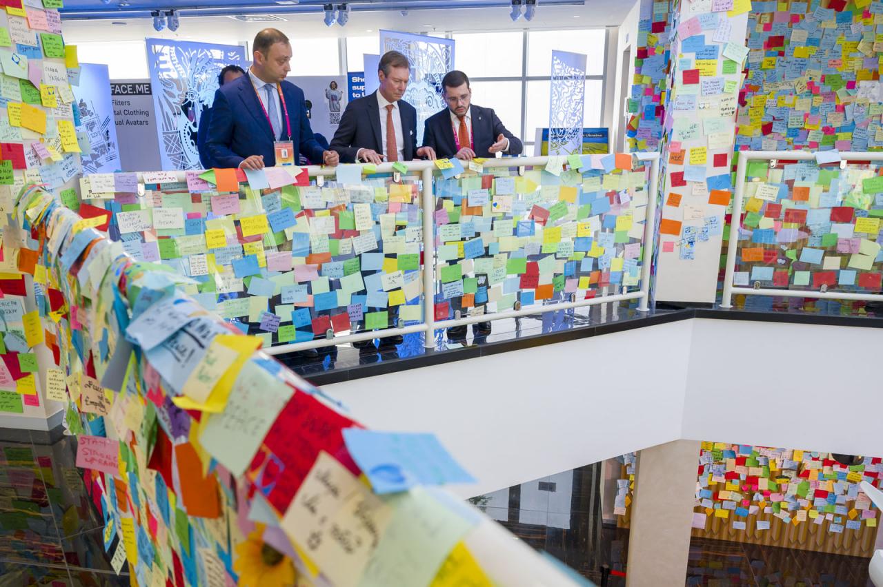Visite du pavillon ukrainien