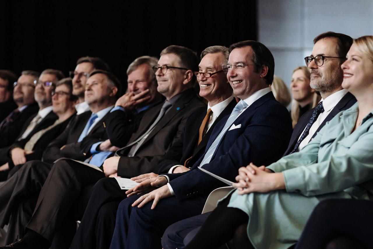 Le Grand-Duc Héritier et le Prince Guillaume de Luxembourg à la cérémonie