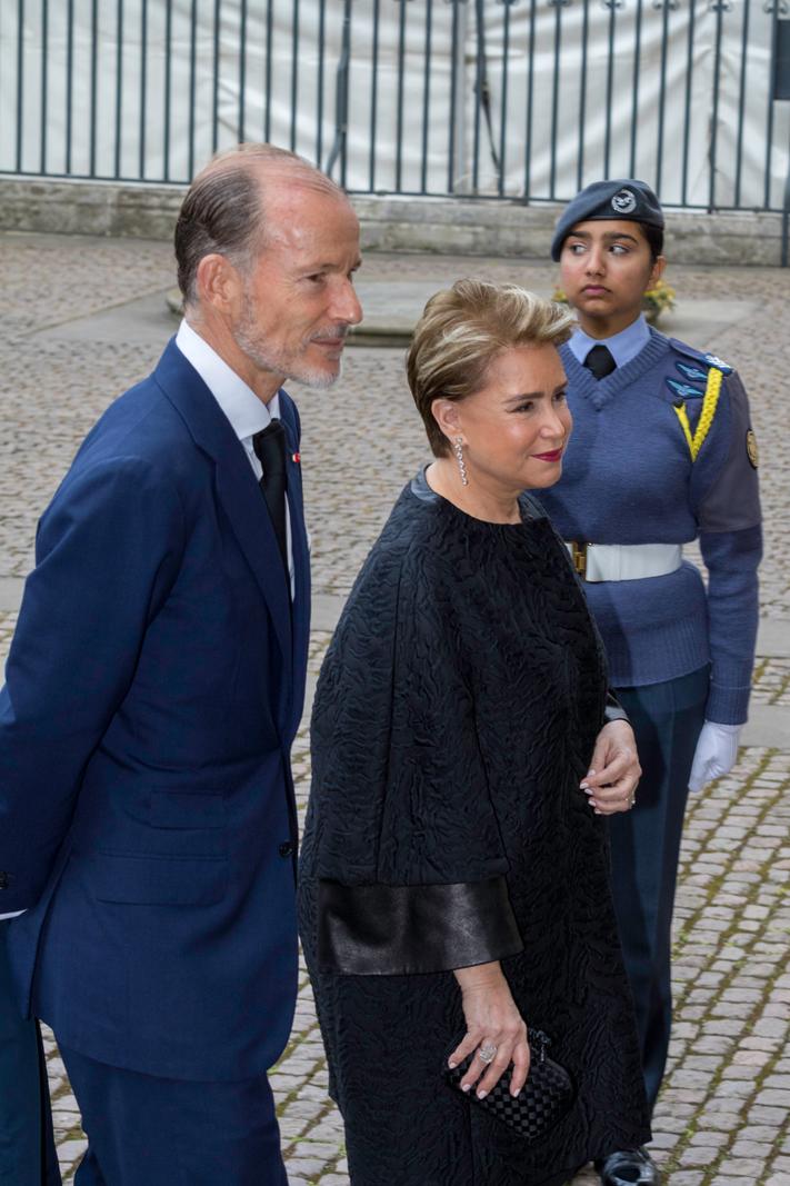 La Grande-Duchesse et le Prince Kyril de Bulgarie à l'Abbaye de Westminster