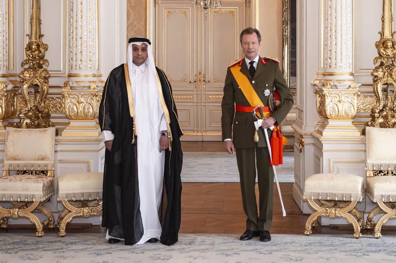 Le Grand-Duc et S.E.M. Khalid FAHAD AL-HAJRI