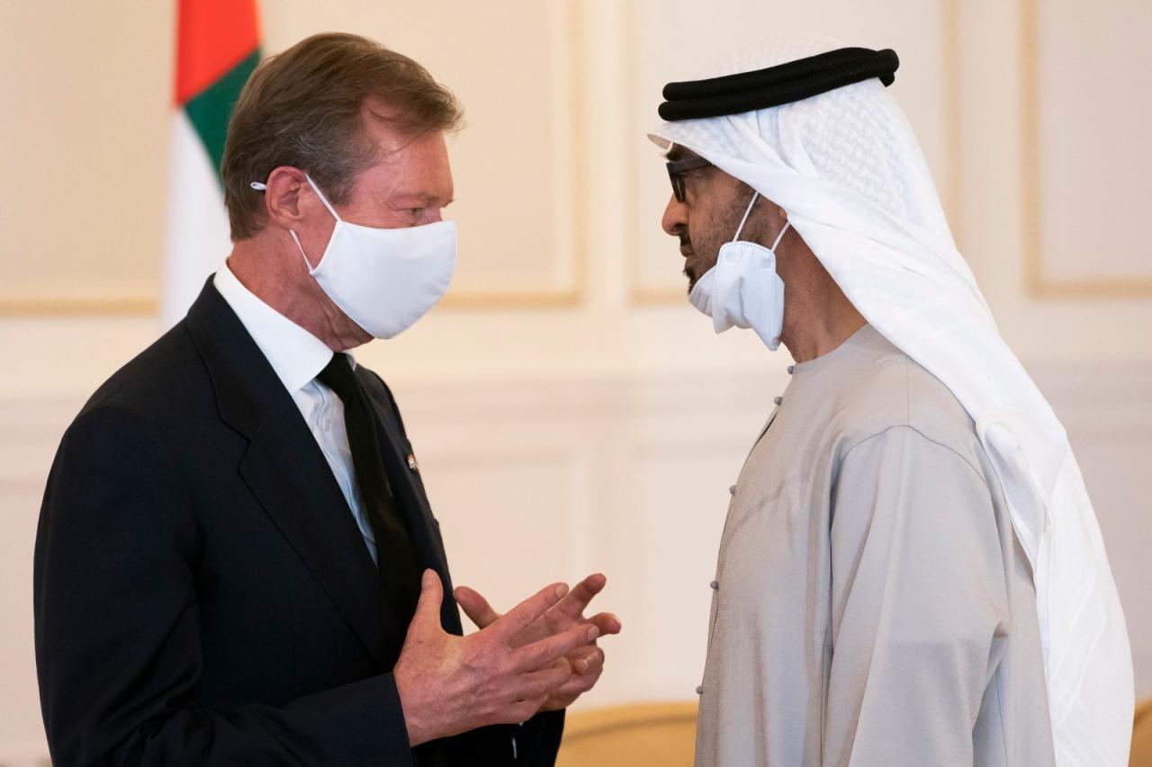 Le Grand-Duc échange avec le cheikh Mohammed ben Zayed