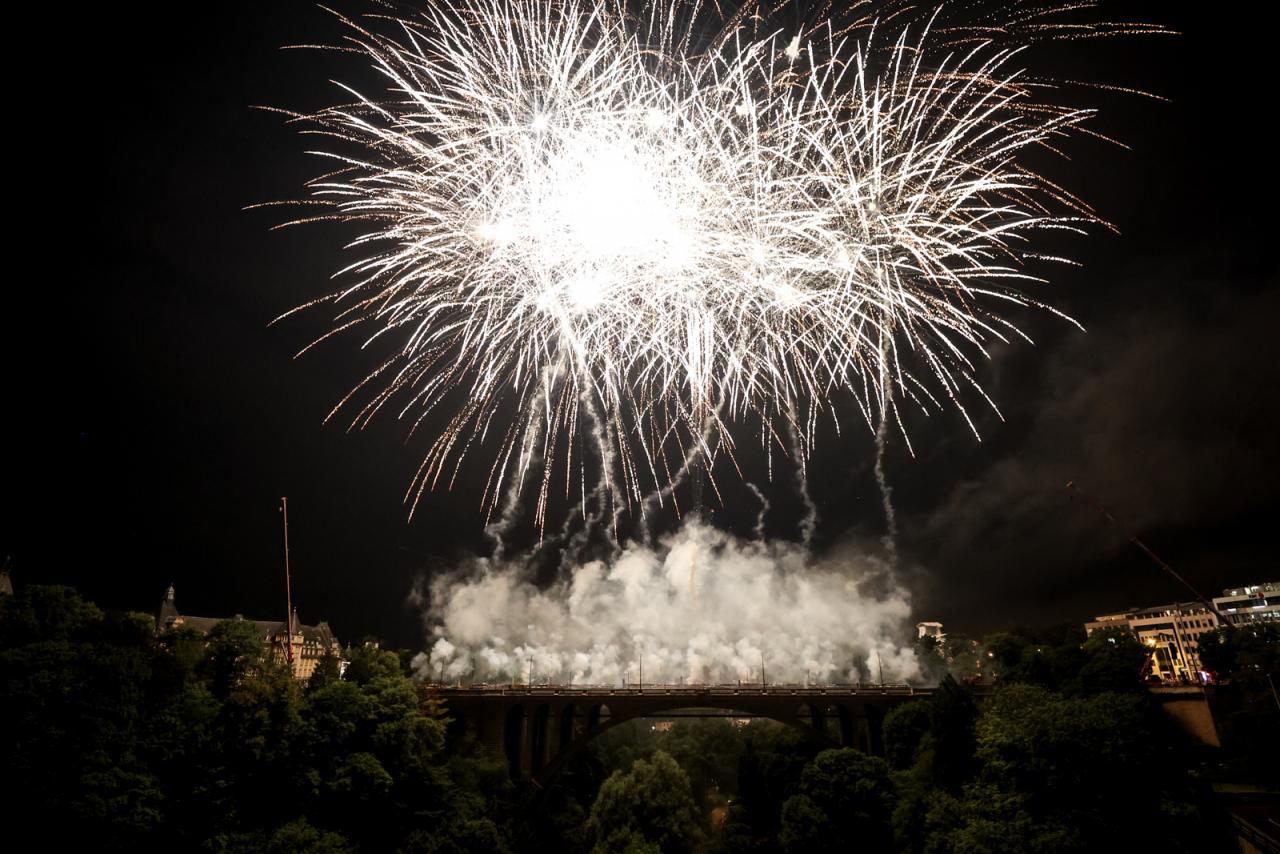 Le feu d'artifice