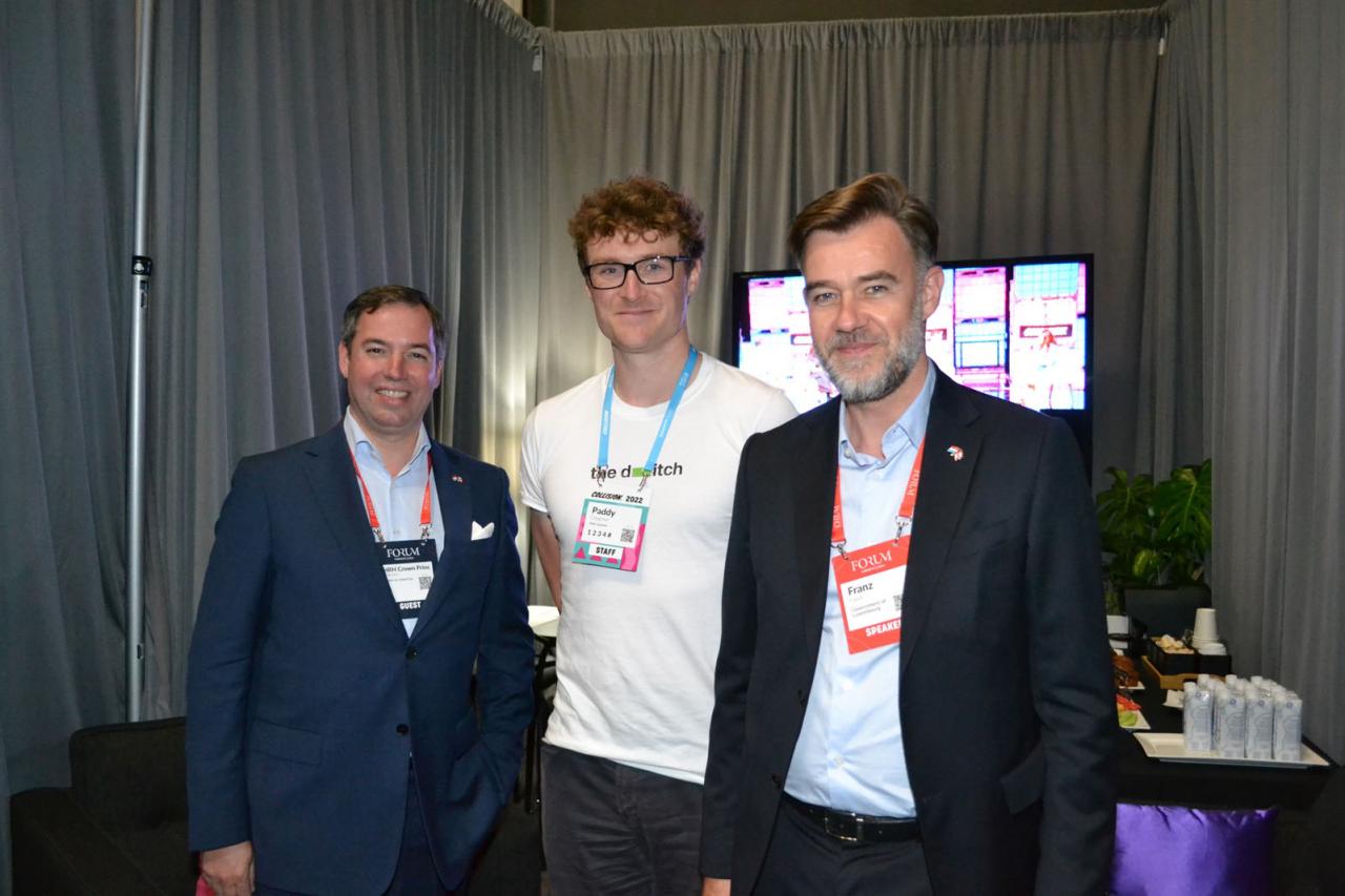 Le Prince et le Ministre avec Paddy Cosgrave