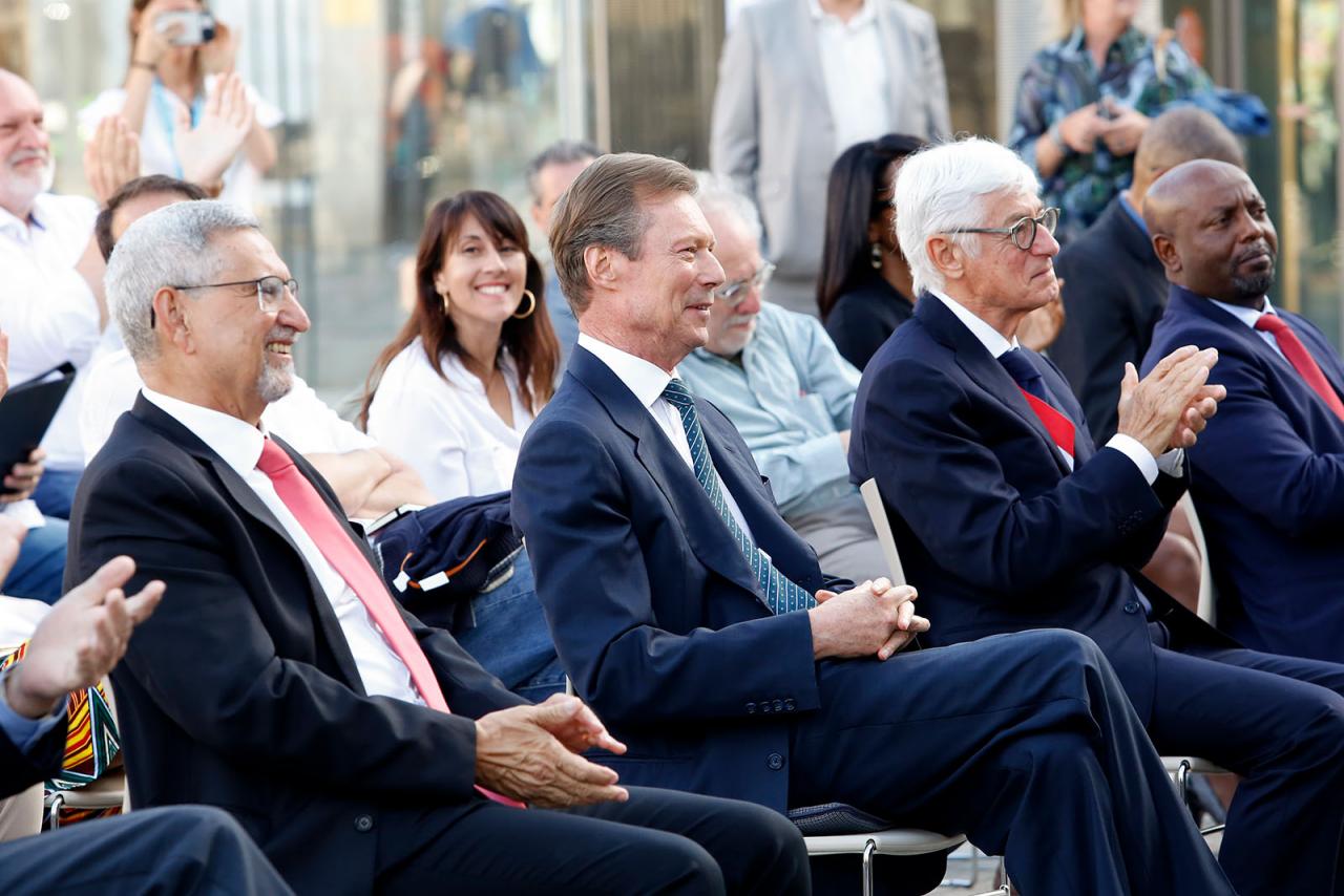Le Grand-Duc assiste au concert avec l'ancien président capverdien