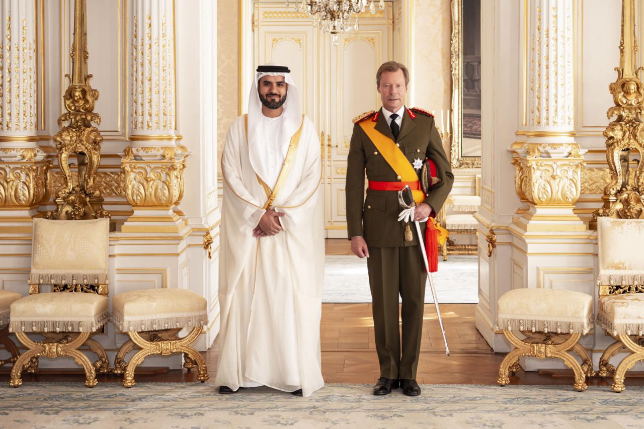 Le Grand-Duc et S.E. Monsieur Mohamed Ismail Hussain ALSAHLAWI AL-ALI