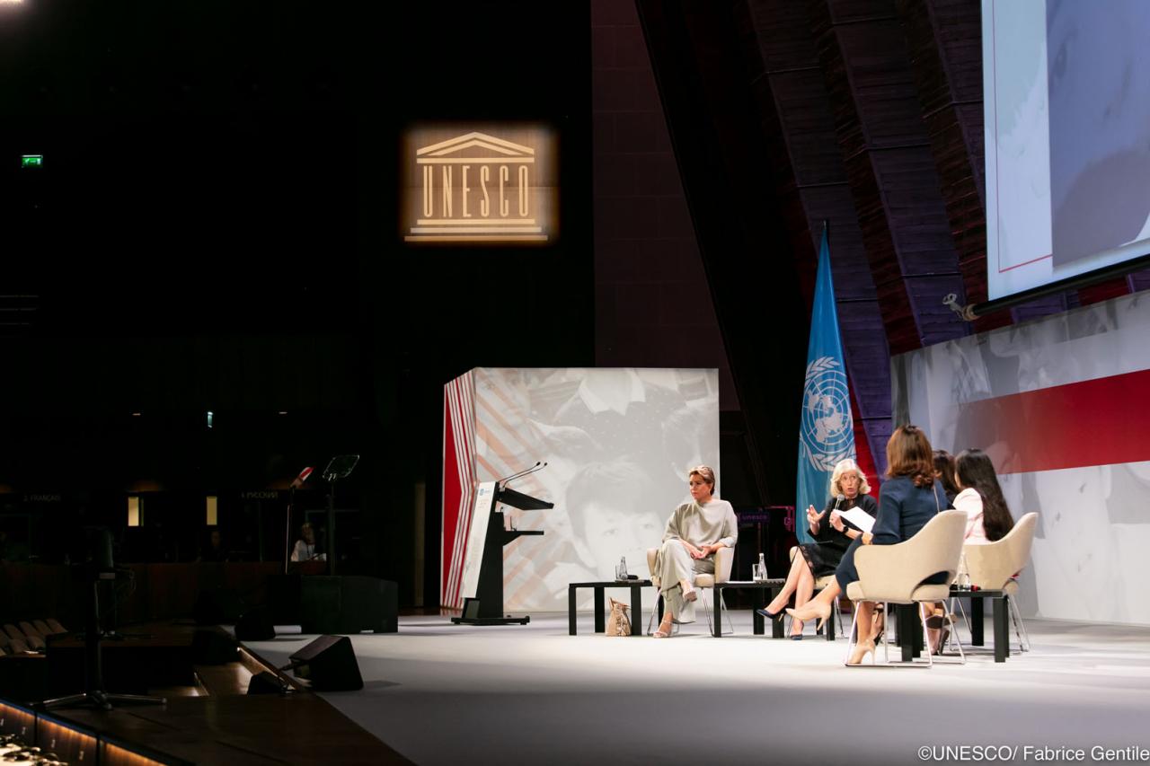 Vue sur le panel de discussion UNESCO
