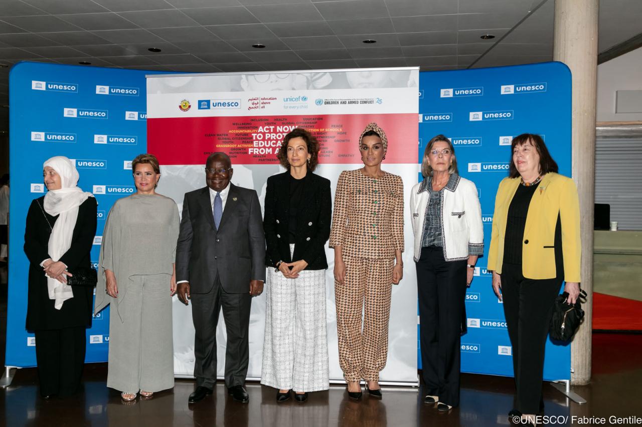 Photocall à l'issue de la conférence