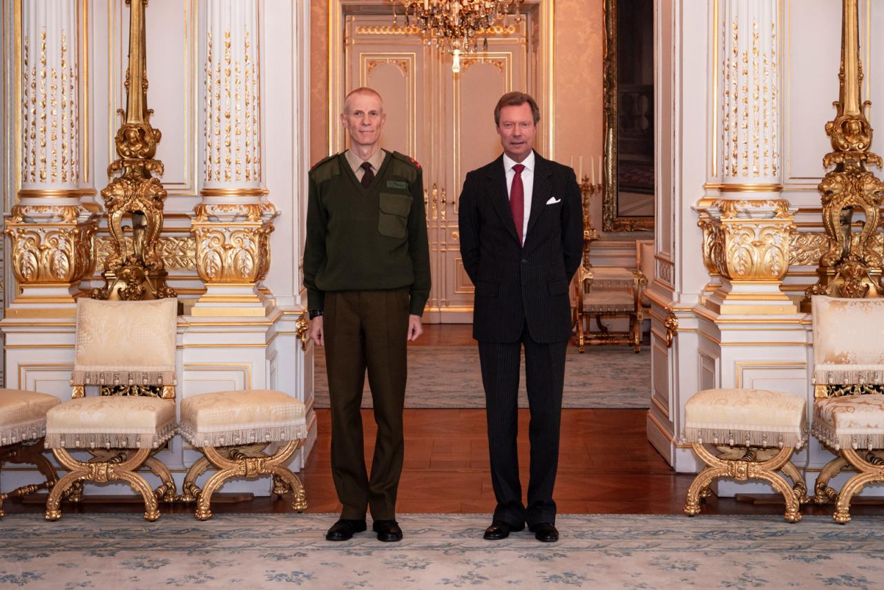 Le Grand-Duc avec le Général Steve Thull