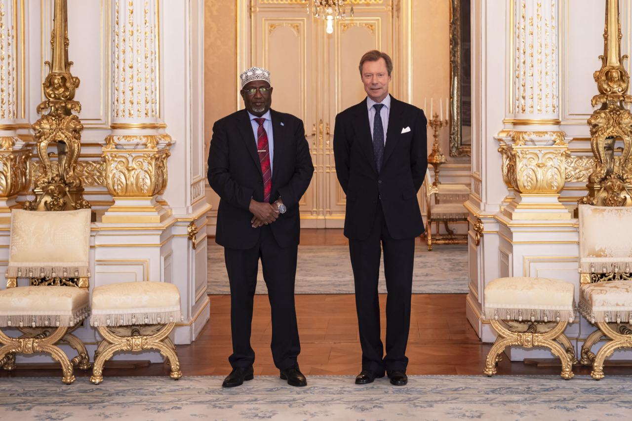 Le Grand-Duc et le président du parlement somalien