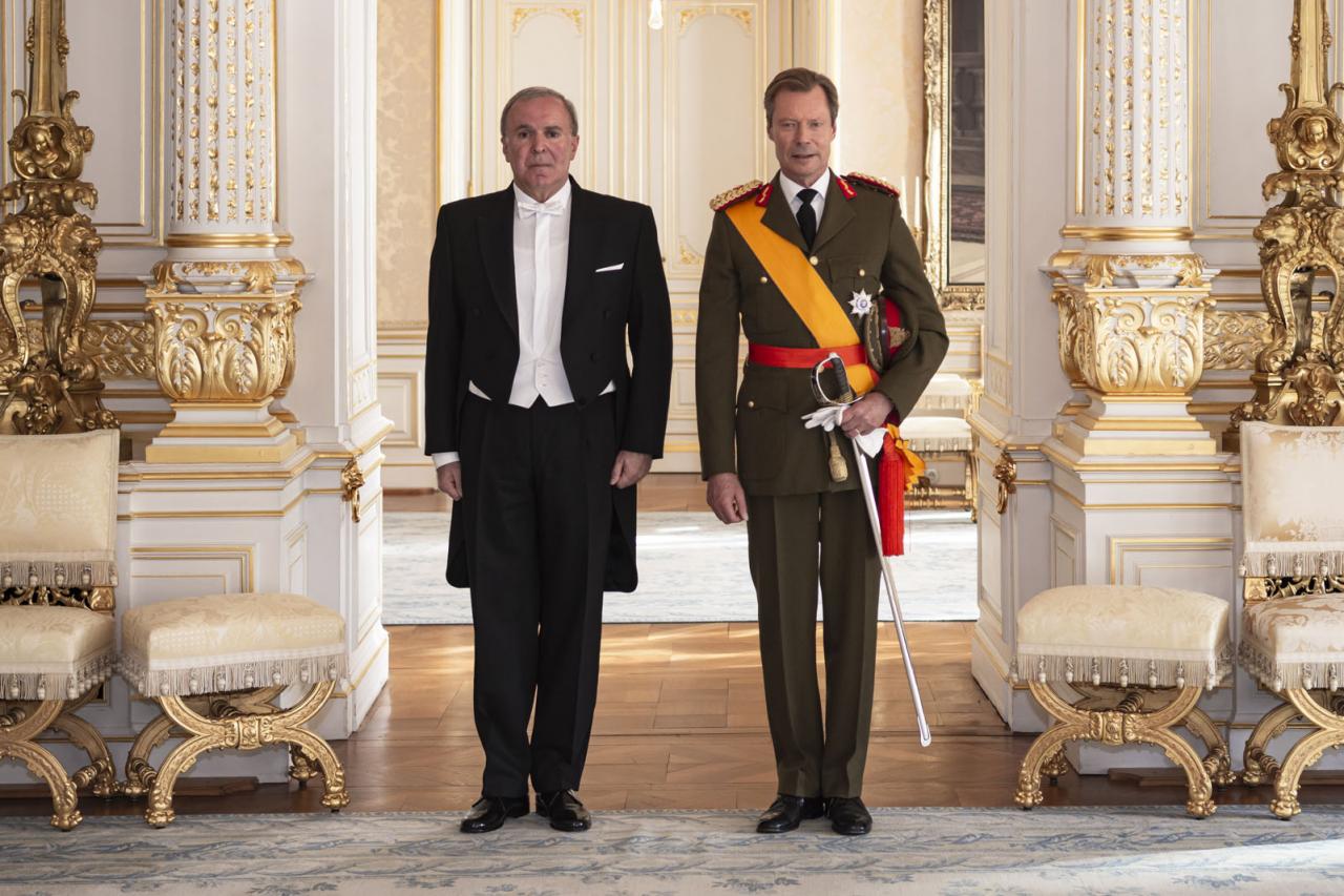 Le Grand-Duc et S.E.M. Vagif SADIQOV