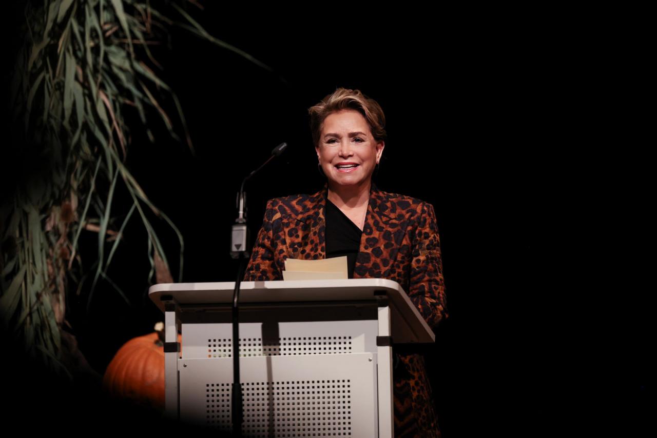 La Grande-Duchesse prononce un discours lors de la cérémonie