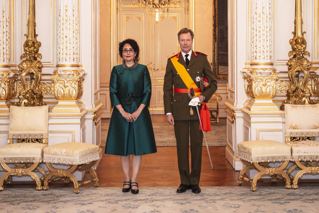 Le Grand-Duc et S.E. Mme Saja MAJALI