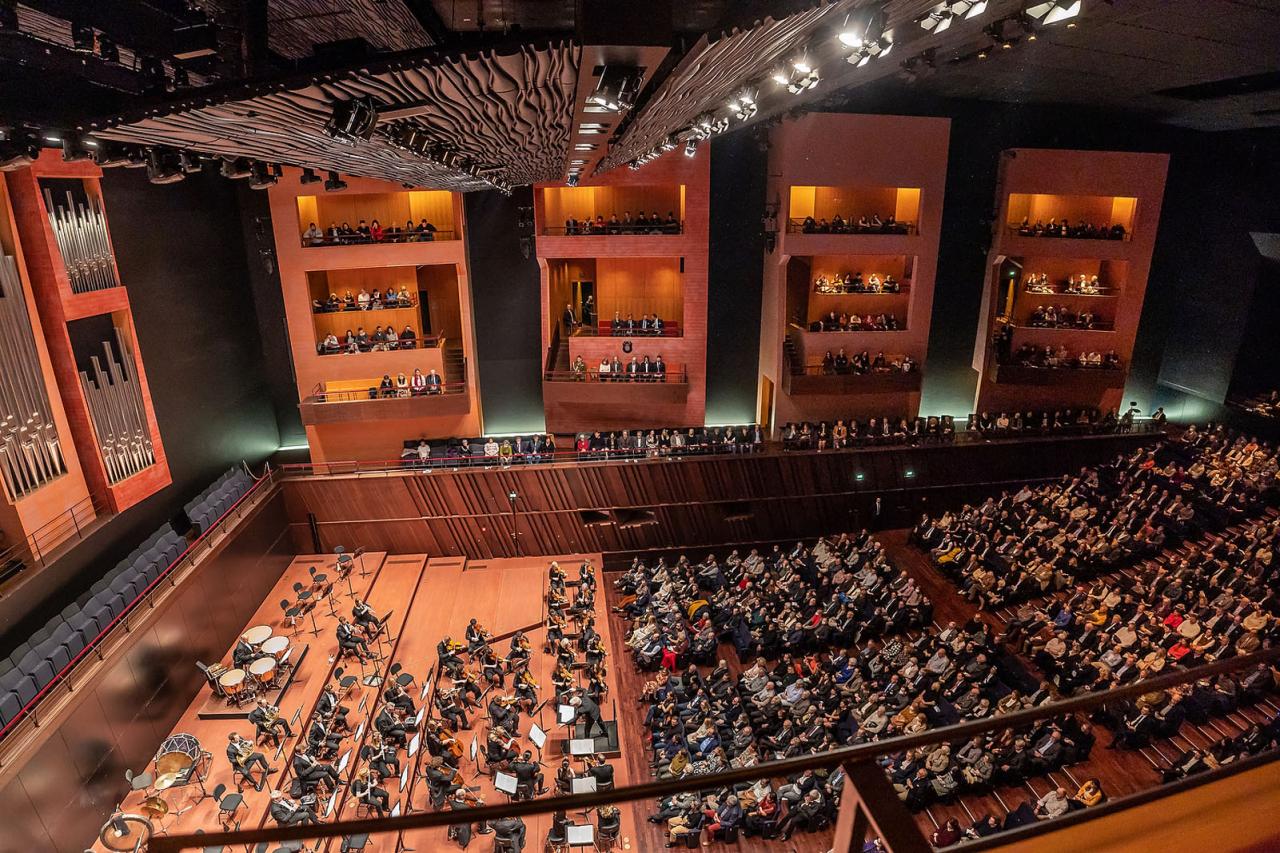 Vue globale de la Philharmonie