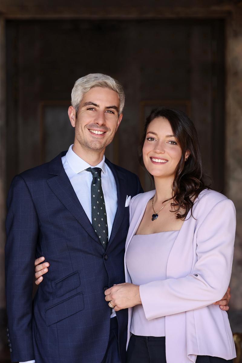 Portrait de la Princesse Alexandra avec Monsieur Nicolas Bagory