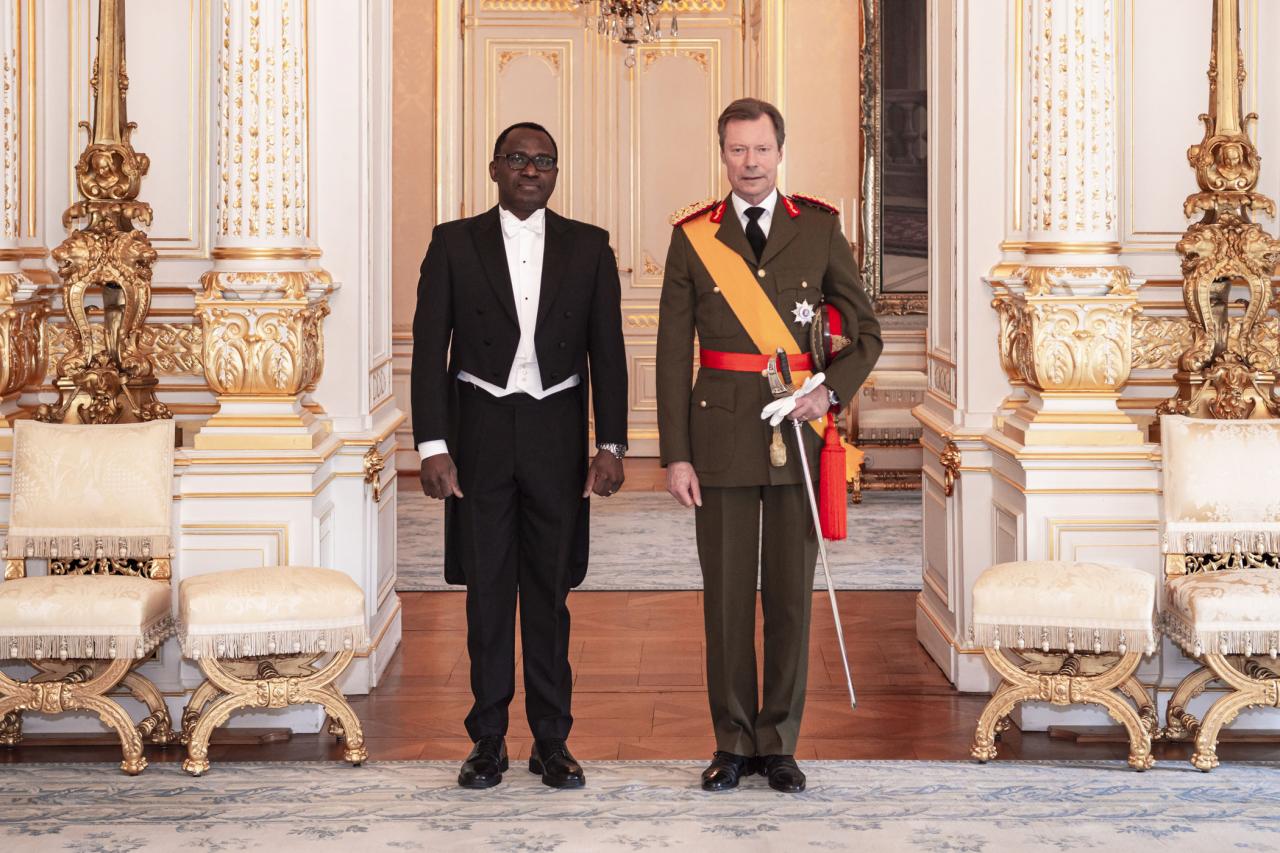 Le Grand-Duc et S.E.M. Christian NDONGALA NKUKU
