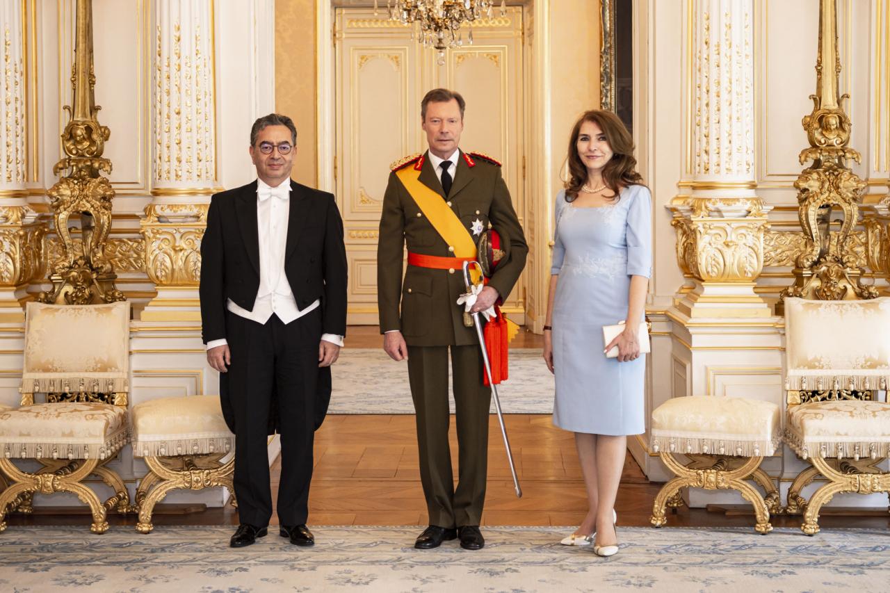 Le Grand-Duc et S.E.M. Engin YÜRÜR