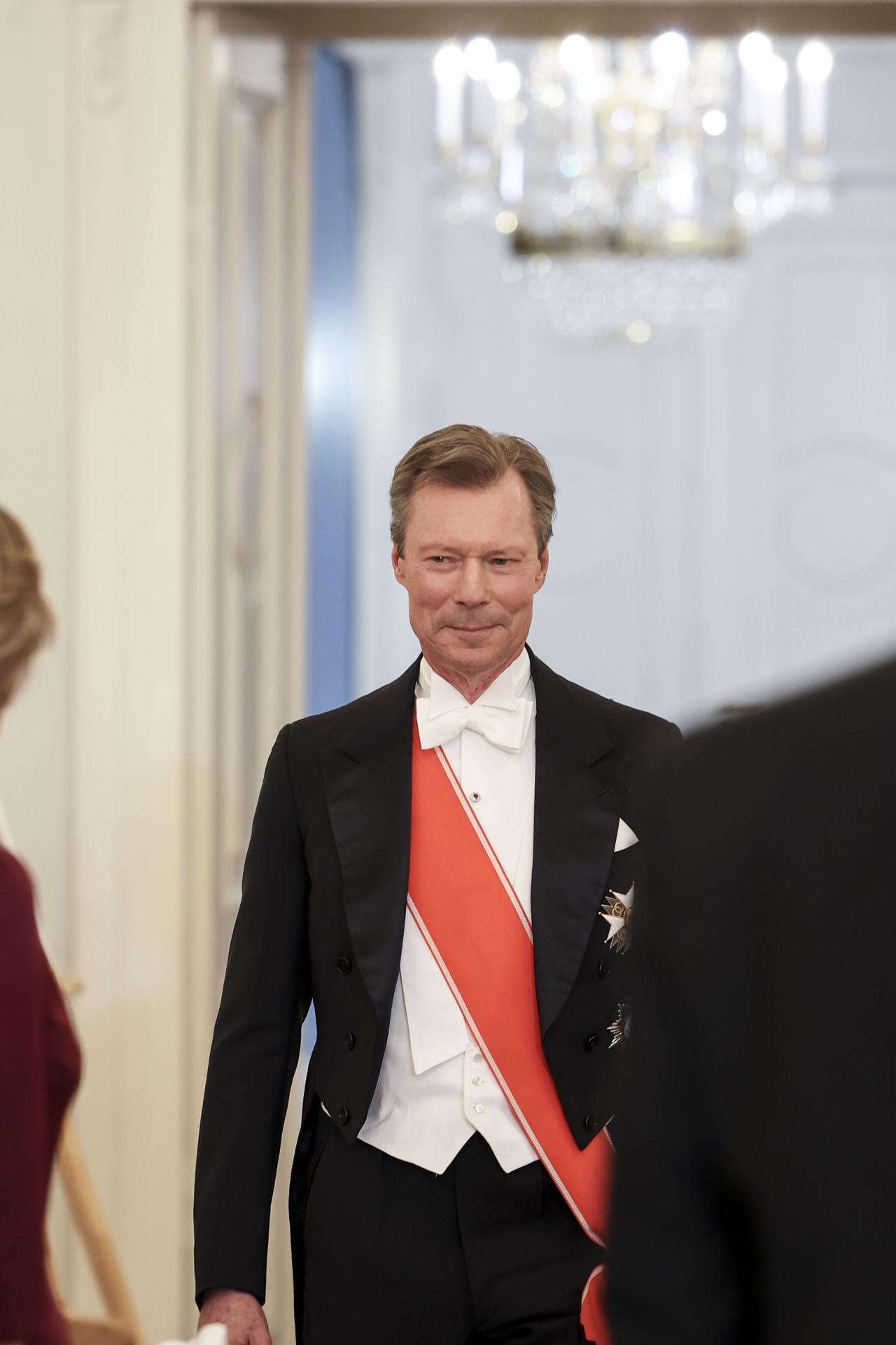 Portrait du Grand-Duc à son arrivée au dîner de Gala