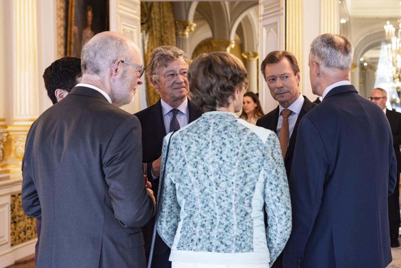 Le Grand-Duc échange avec des membres du conseil