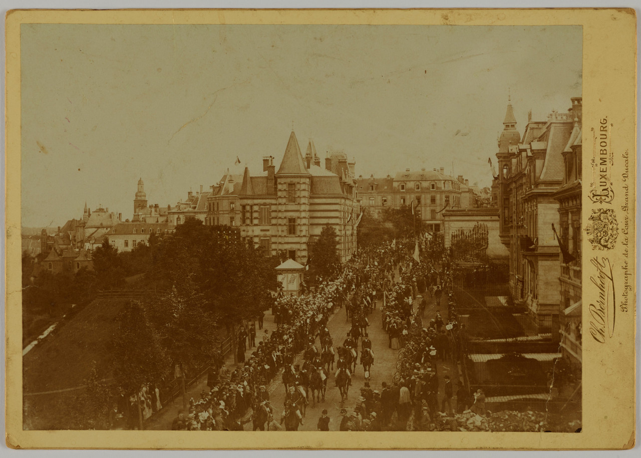 Joyeuse entrée du Grand-Duc Adolphe à Luxembourg-Ville, le 24 juillet 1891.