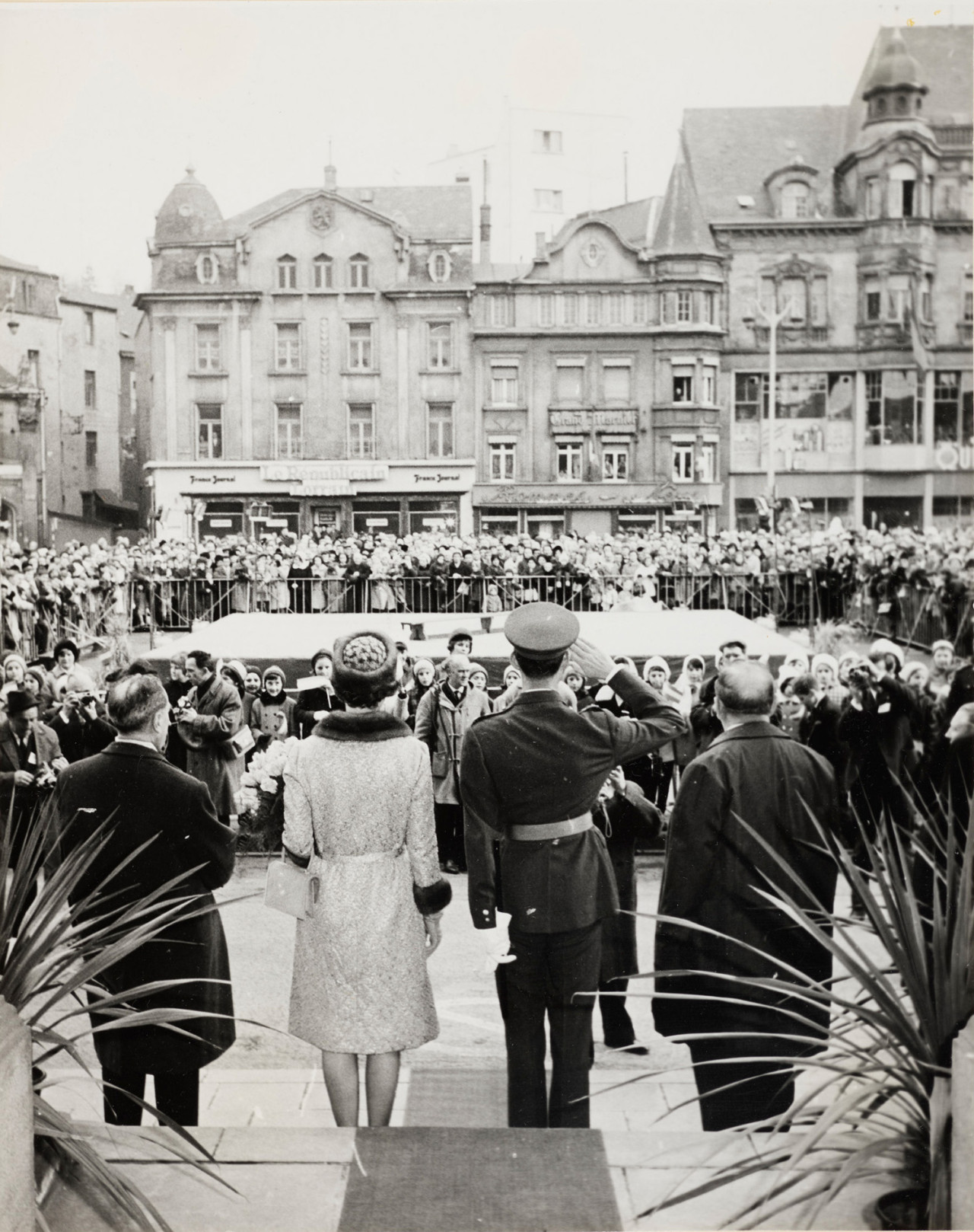 Joyeuse entrée du Grand-Duc Jean à Esch-sur-Alzette, le 7 mars 1965.
