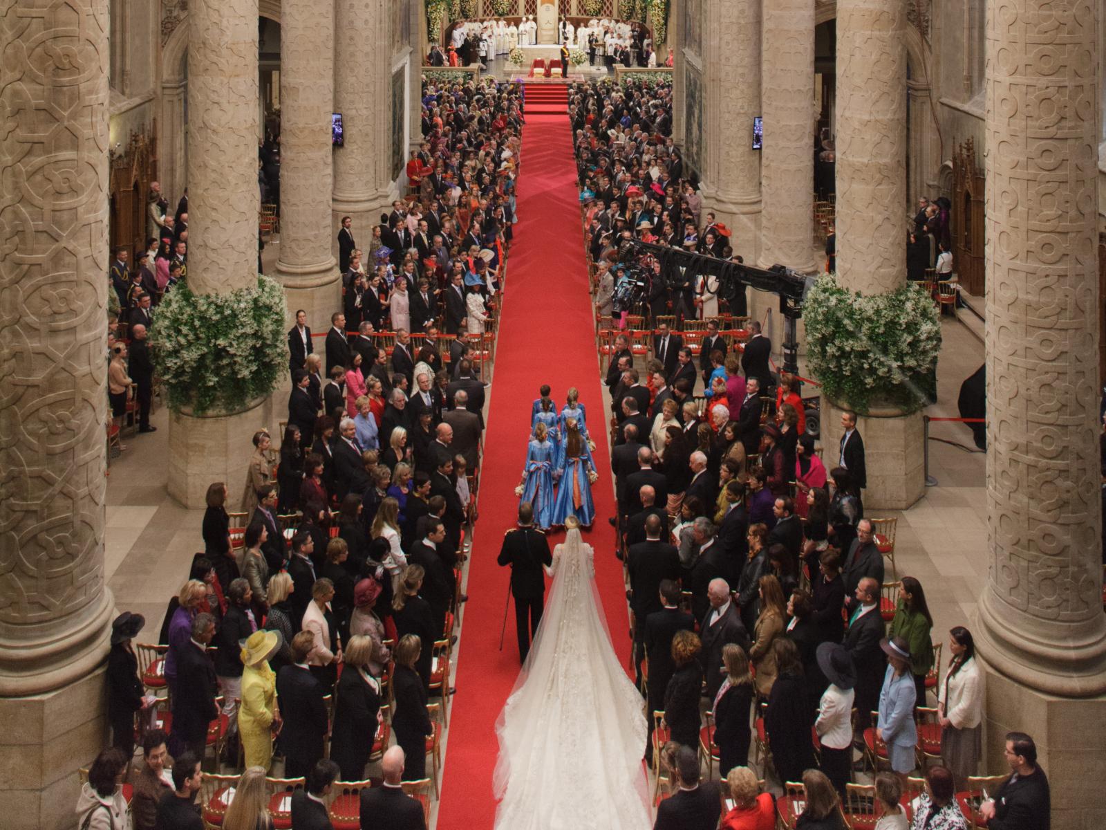 Reliéis Zeremonie an der Kathedral vu Lëtzebuerg