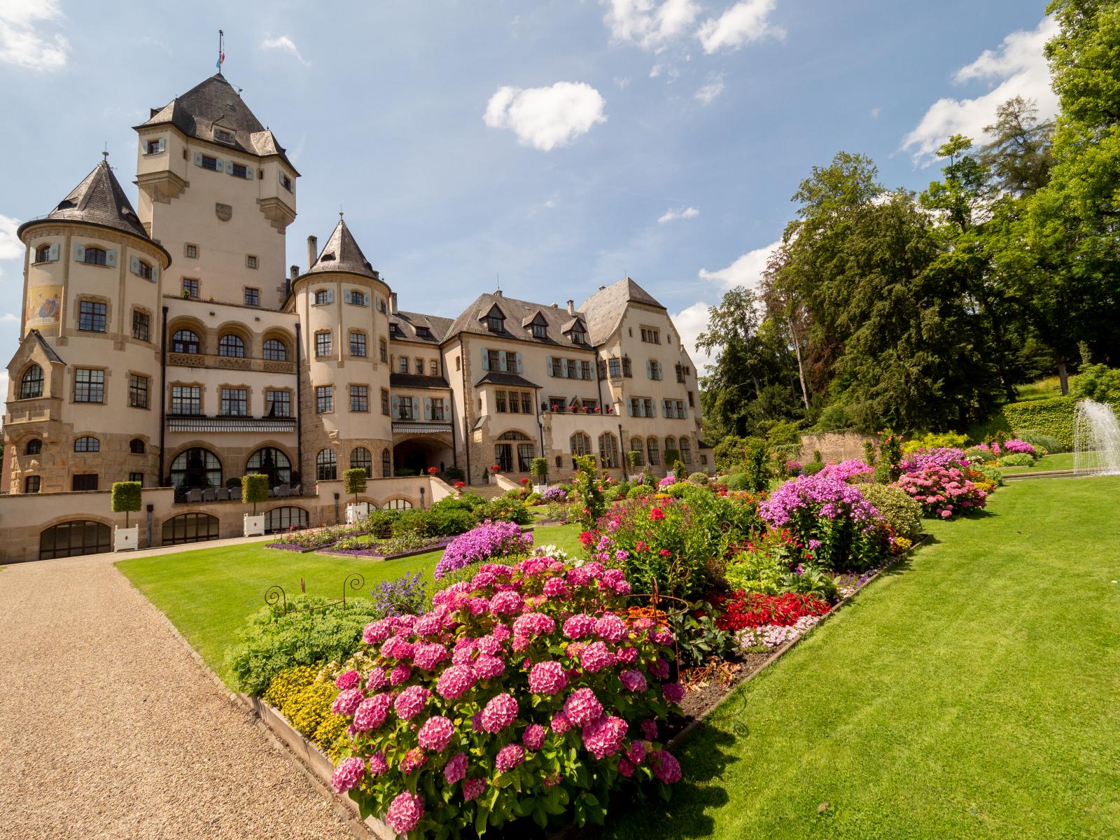 Château de Berg - Vue des jardins