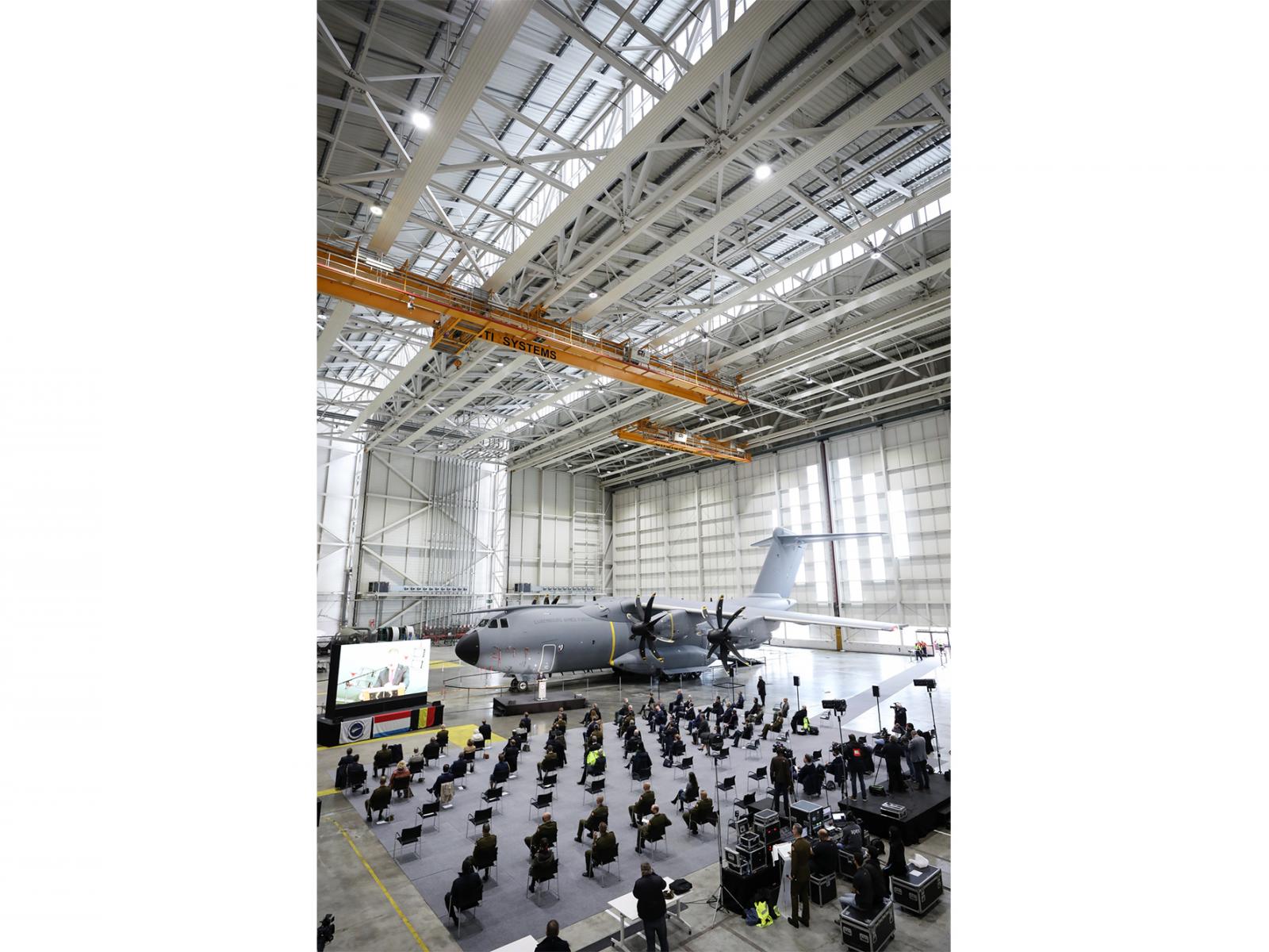 Le Grand-Duc a assisté à la présentation de l'Airbus A400M Atlas