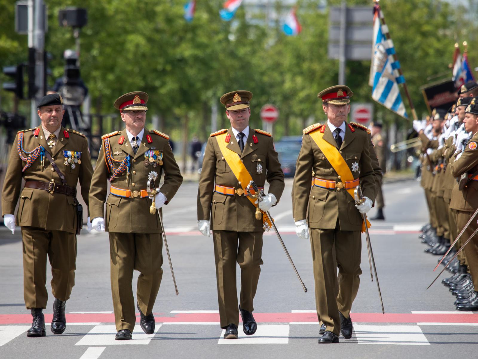 Déi traditionell Militärparad op Nationalfeierdag, 23. Juni 2019
