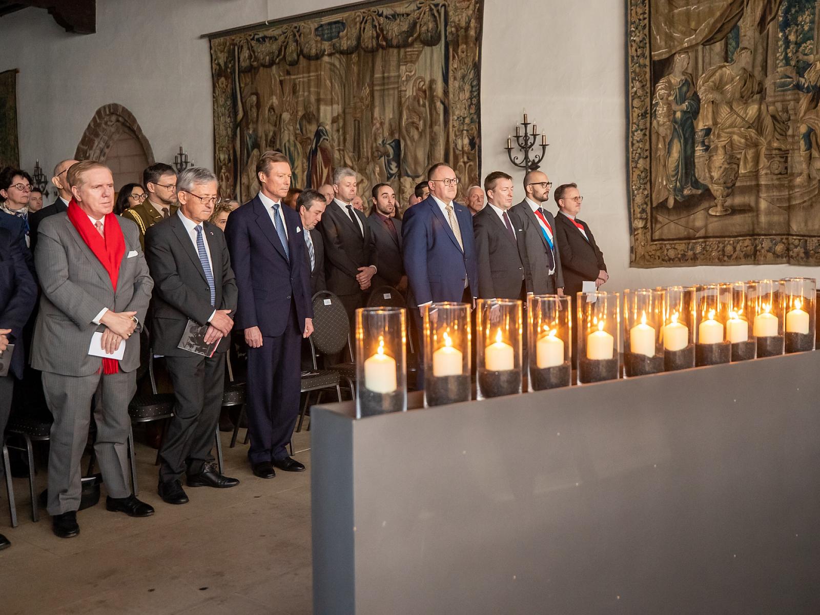 Le Grand-Duc a assisté à la commémoration du 75e anniversaire de la libération de Vianden