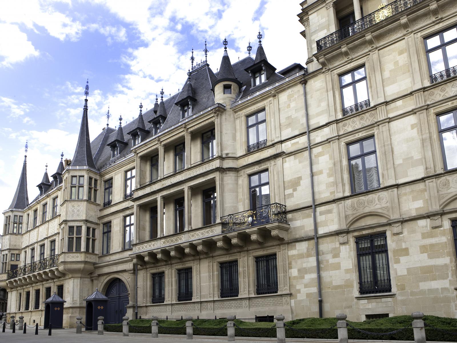 Vue sur le Palais grand-ducal