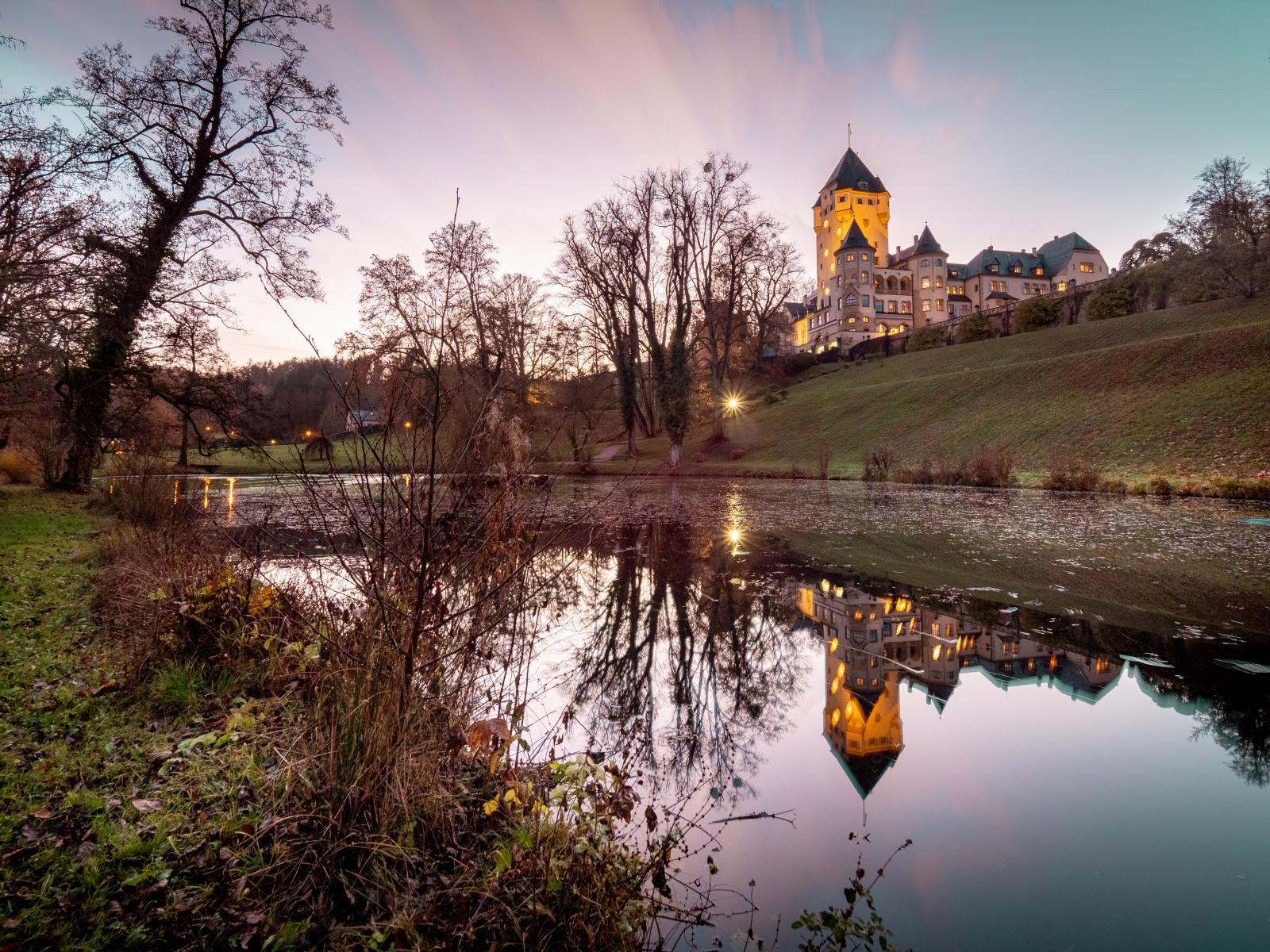 Château de Berg, coucher du soleil