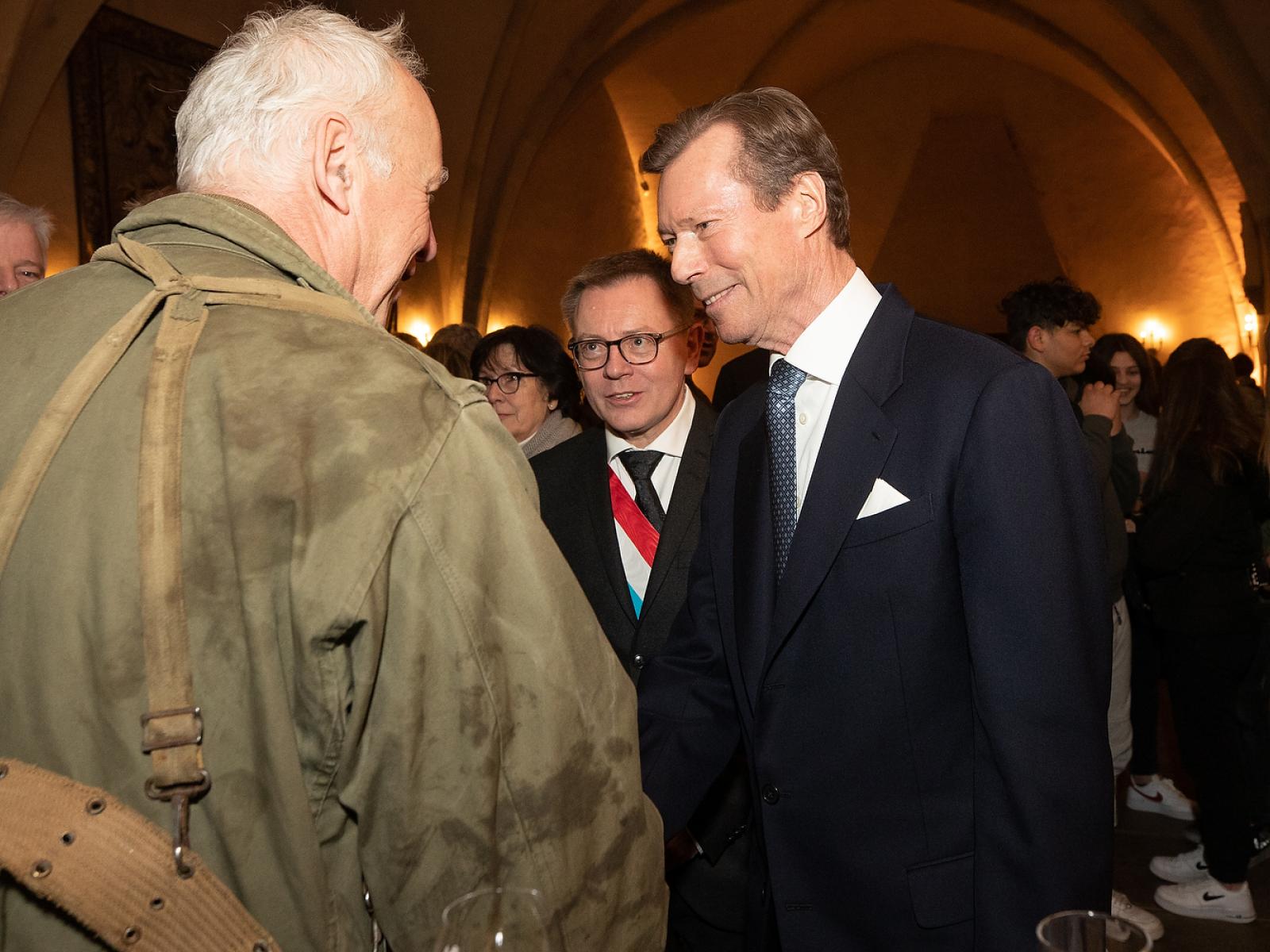 Le Grand-Duc a assisté à la commémoration du 75e anniversaire de la libération de Vianden