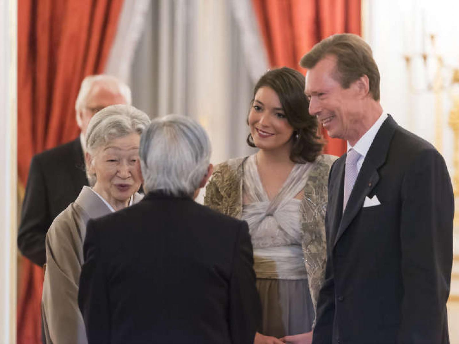 Staatsvisitt a Japan am Juni 2017 vum Grand-Duc an der Prinzessin Alexandra zu Éiere vum Keeser an der Keeserin vu Japan