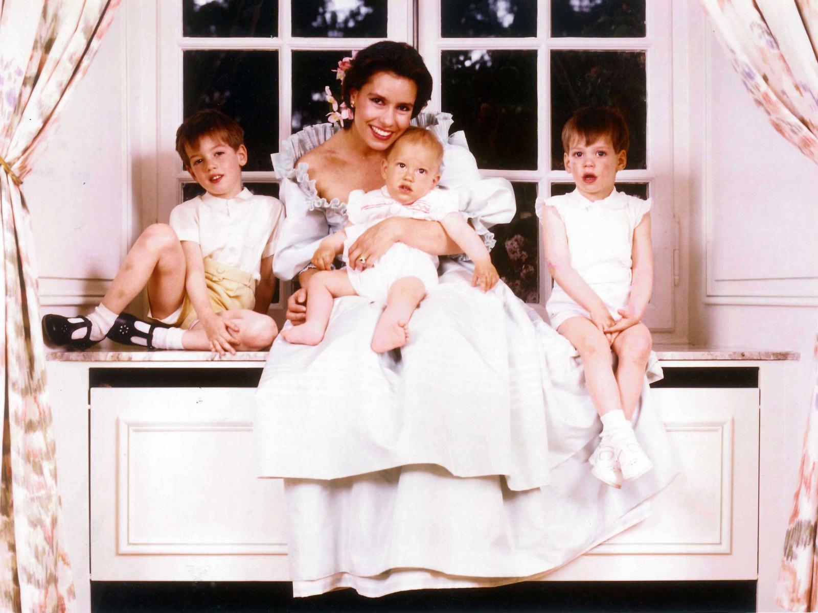 La Grande-Duchesse, le Prince Guillaume, le Prince Félix et le Prince Louis