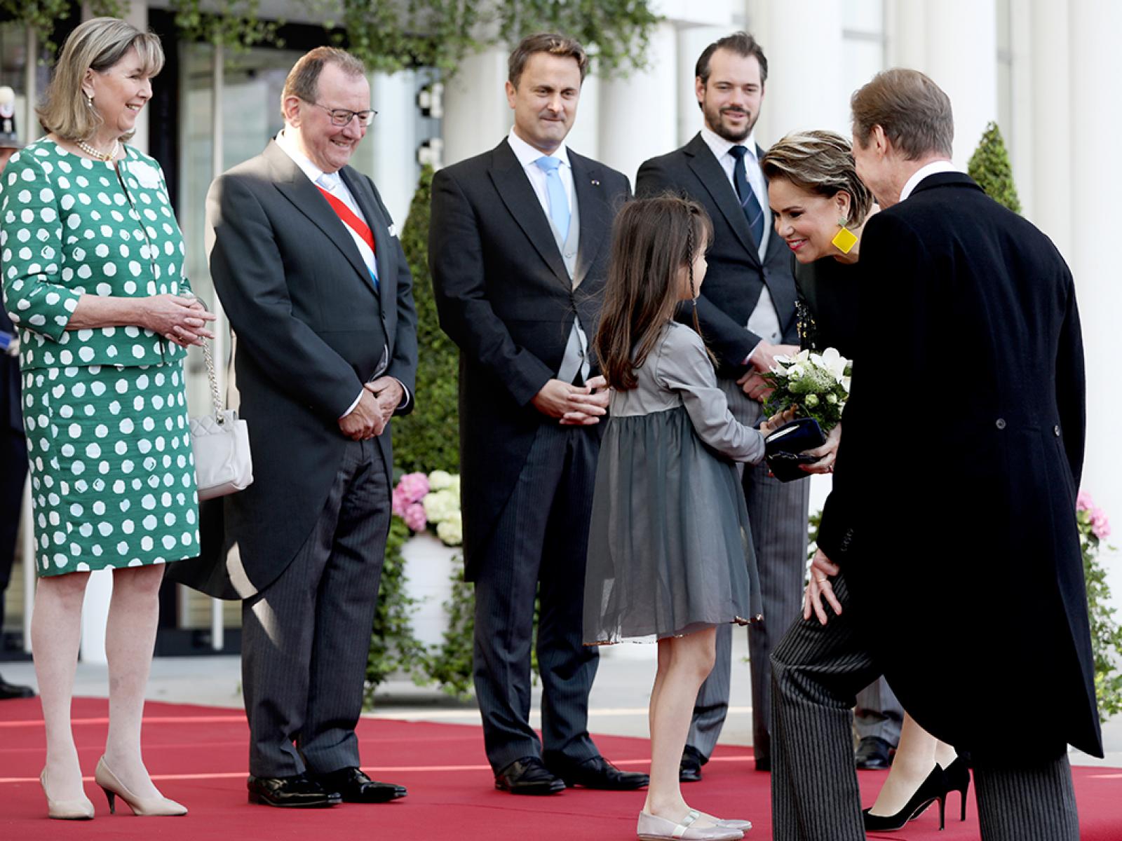Ceremony of the National Day at the Philharmonie - arrival of the Grand Duke and Grand Duchess 