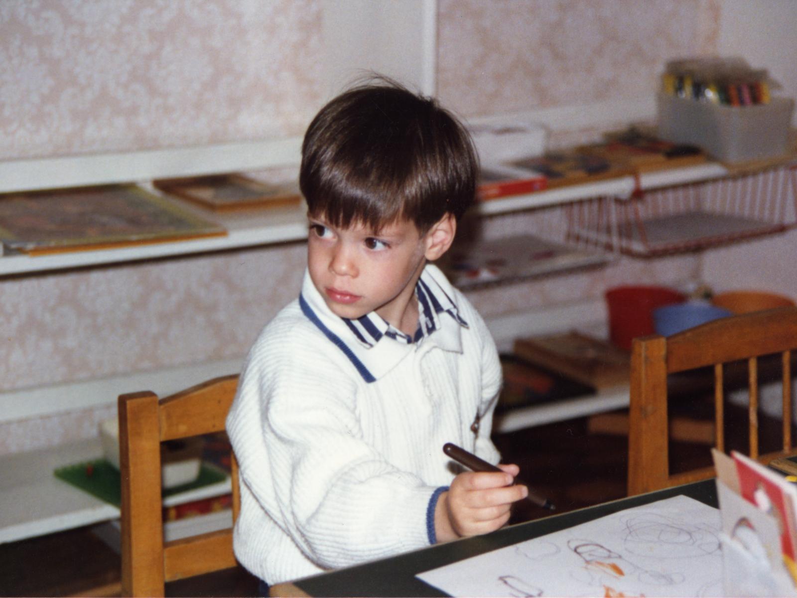 Young Prince Félix at school