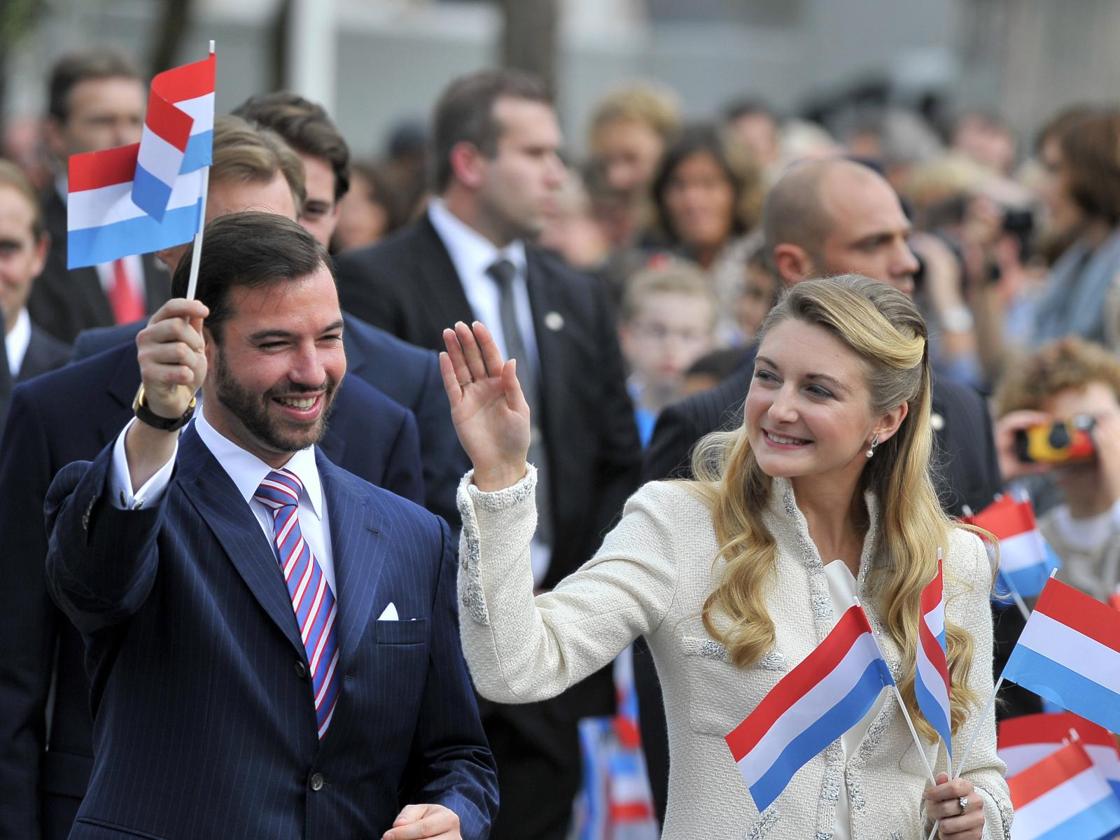 Le Couple héritier lors de son Mariage Civil en 2012