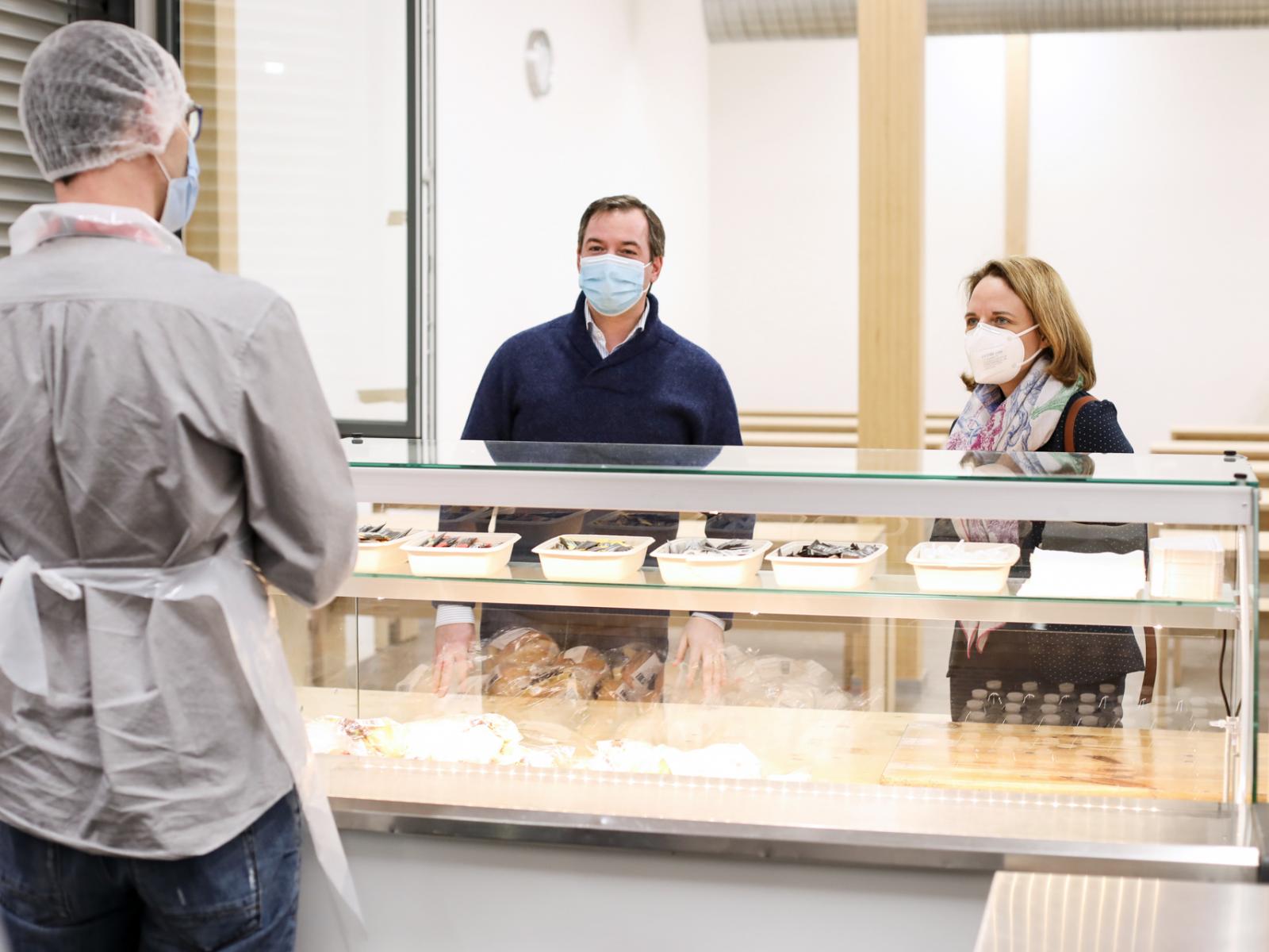 Le Prince héritier a visité le foyer de nuit de la "Wanteraktioun"