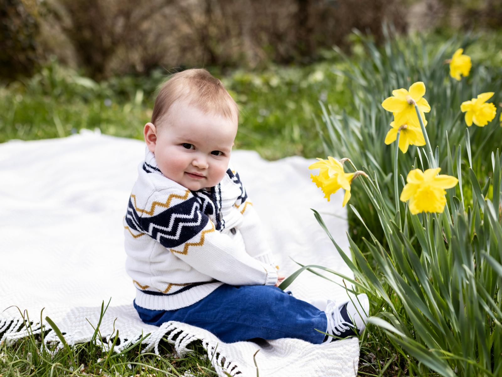 Prince Charles in the garden