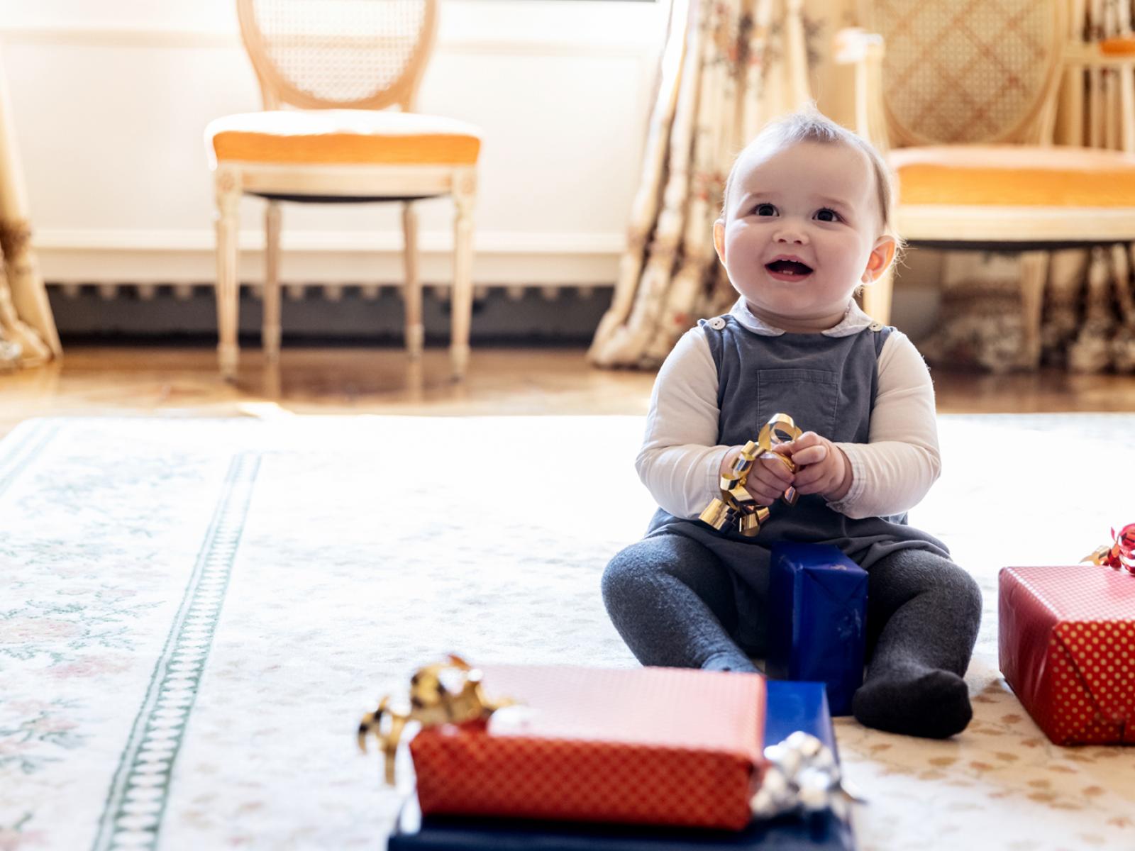 Portrait of Prince Charles on his first birthday